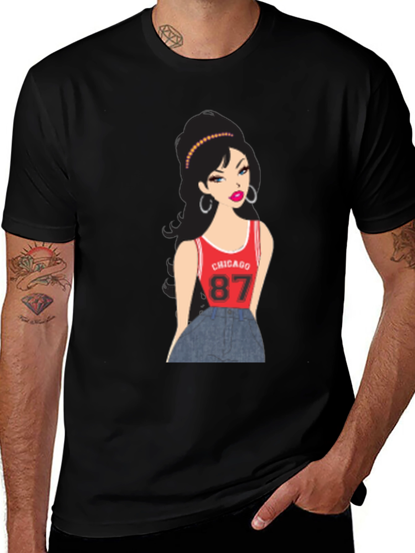 Variant 2 of Chicago 87 Graphic Tee - Stylish & Unique