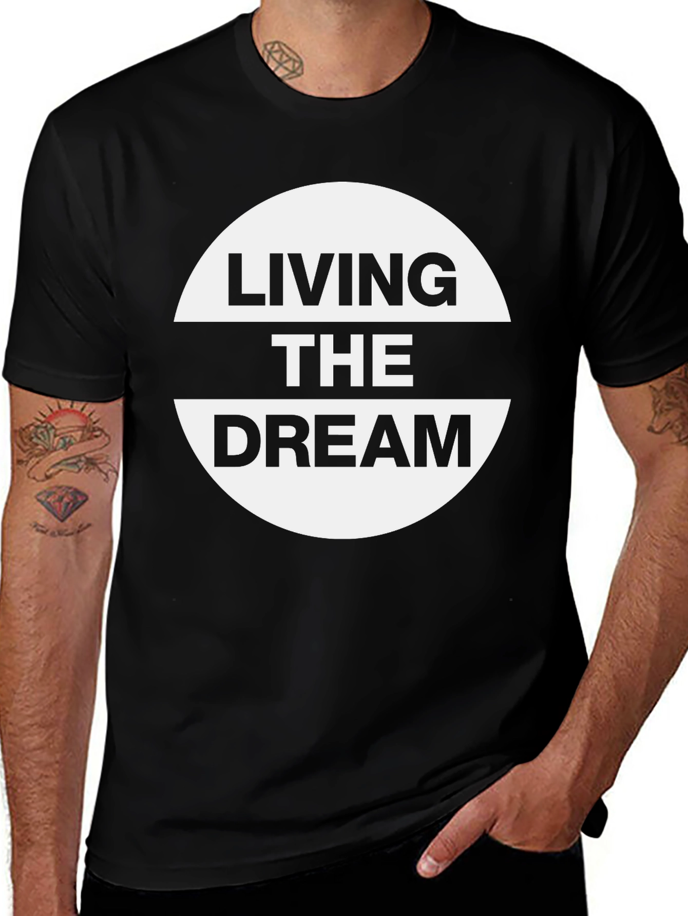 Variant 26 of Living the Dream Graphic Tee