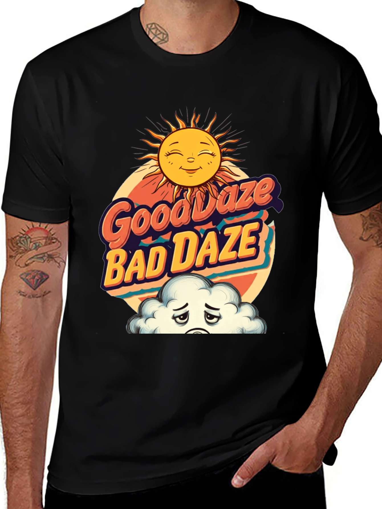 Variant 3 of Good Daze Bad Daze Graphic T-Shirt