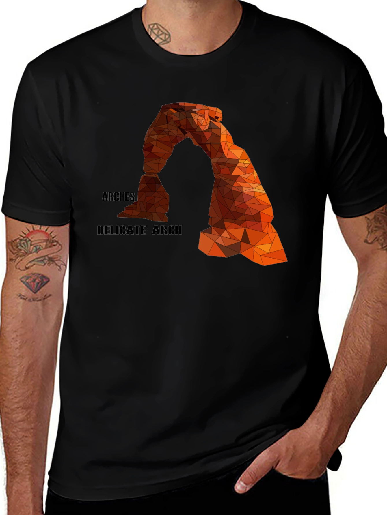 Arches Delicate Arch T-Shirt - Geometric Design