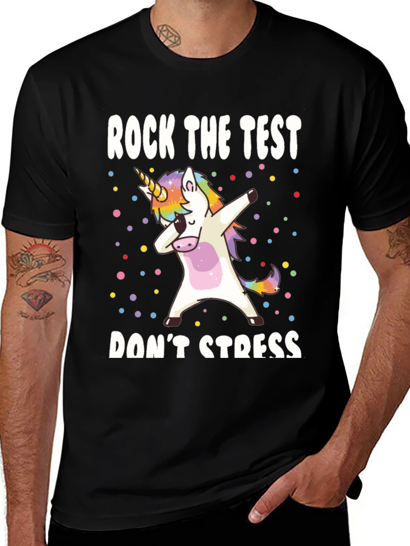 Variant 29 of Rock The Test Unicorn T-Shirt