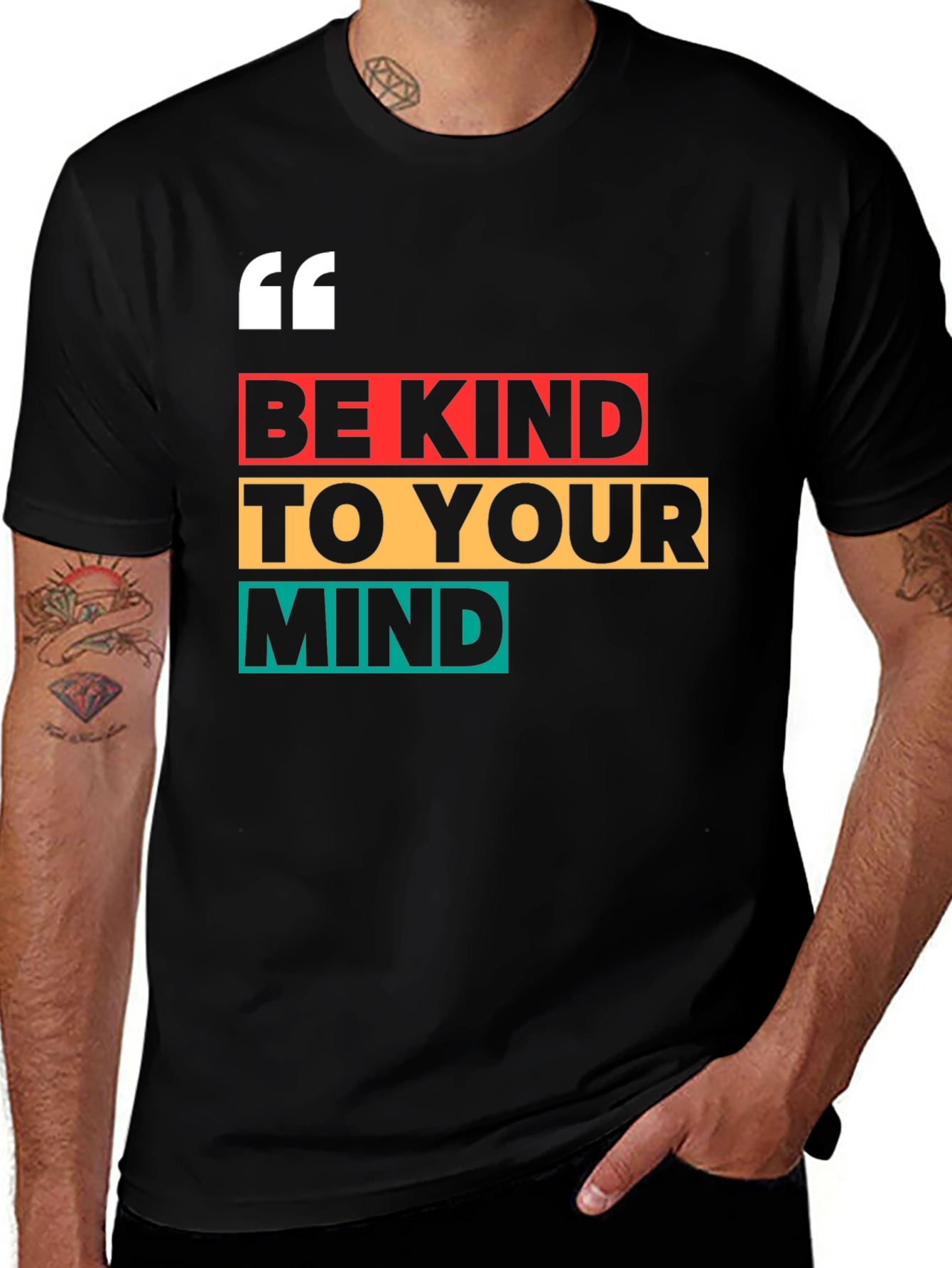 Variant 9 of Be Kind to Your Mind T-Shirt - Positive Vibes Apparel