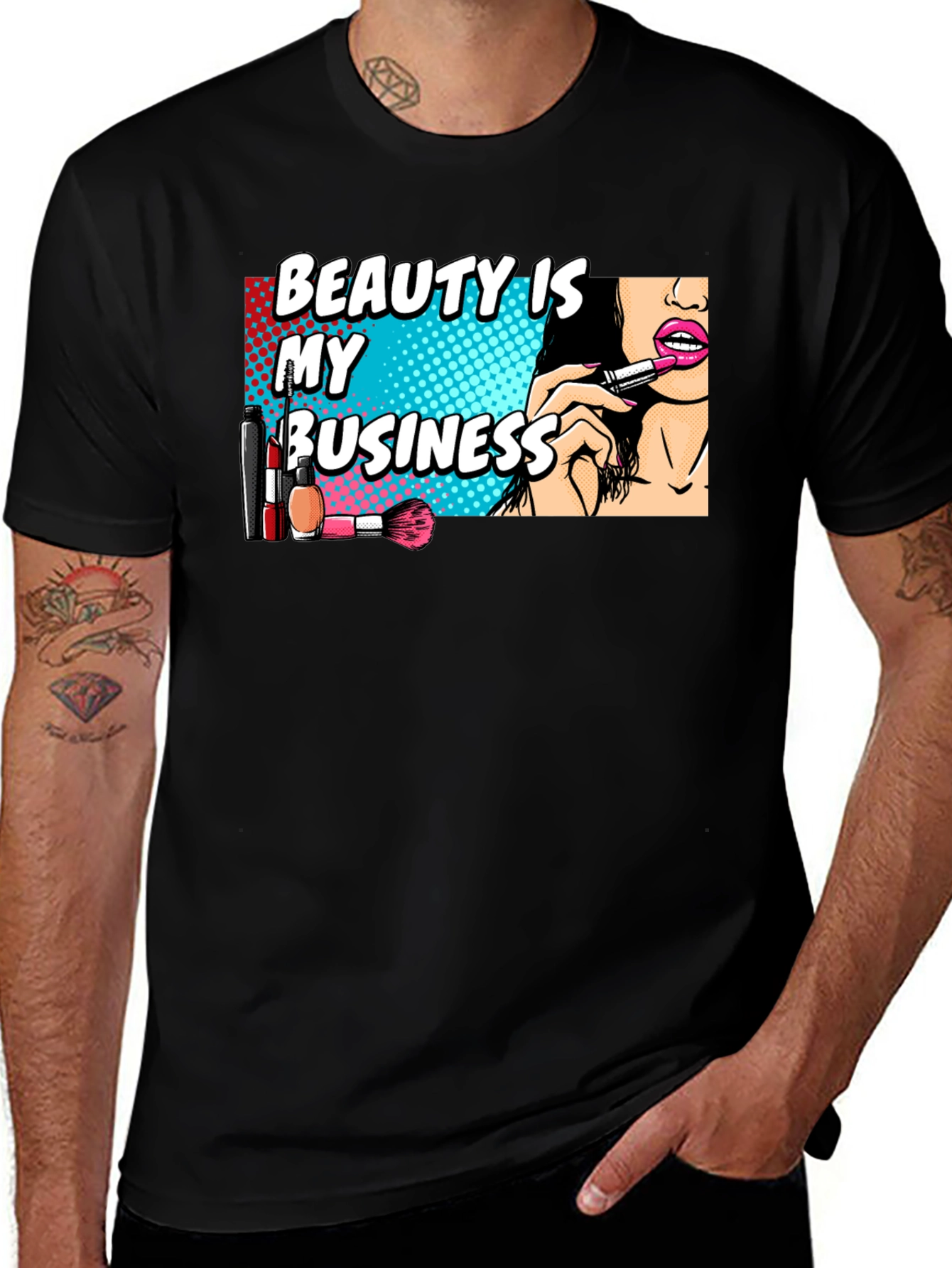 Variant 10 of Beauty is My Business Graphic T-Shirt