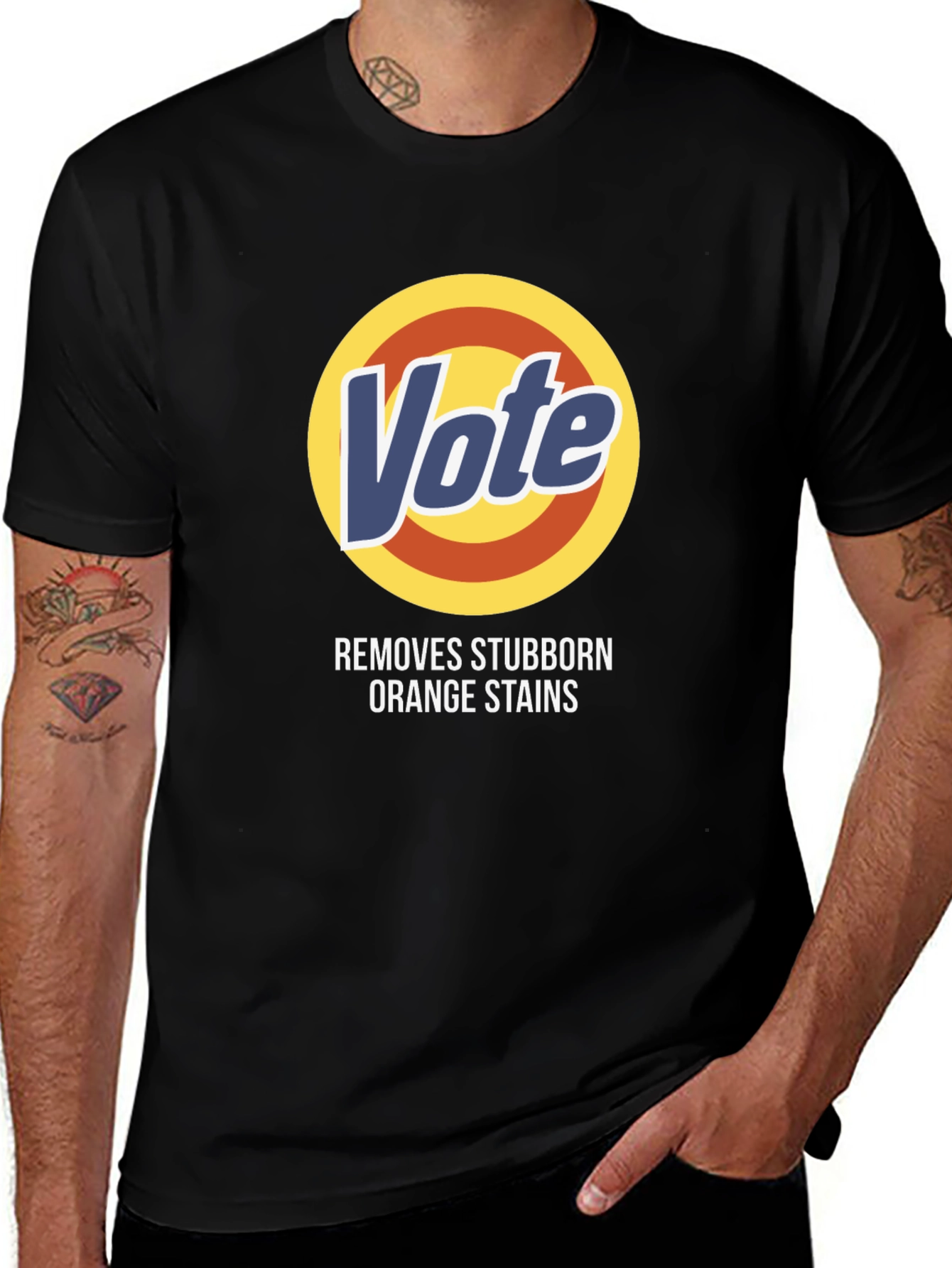 Vote Removes Orange Stains T-Shirt