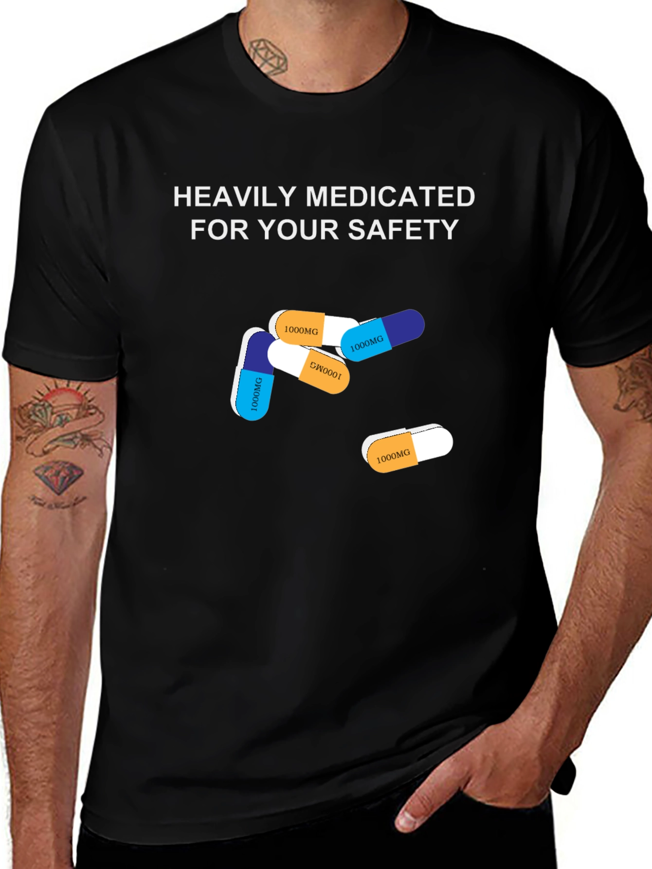Heavily Medicated Safety T-Shirt