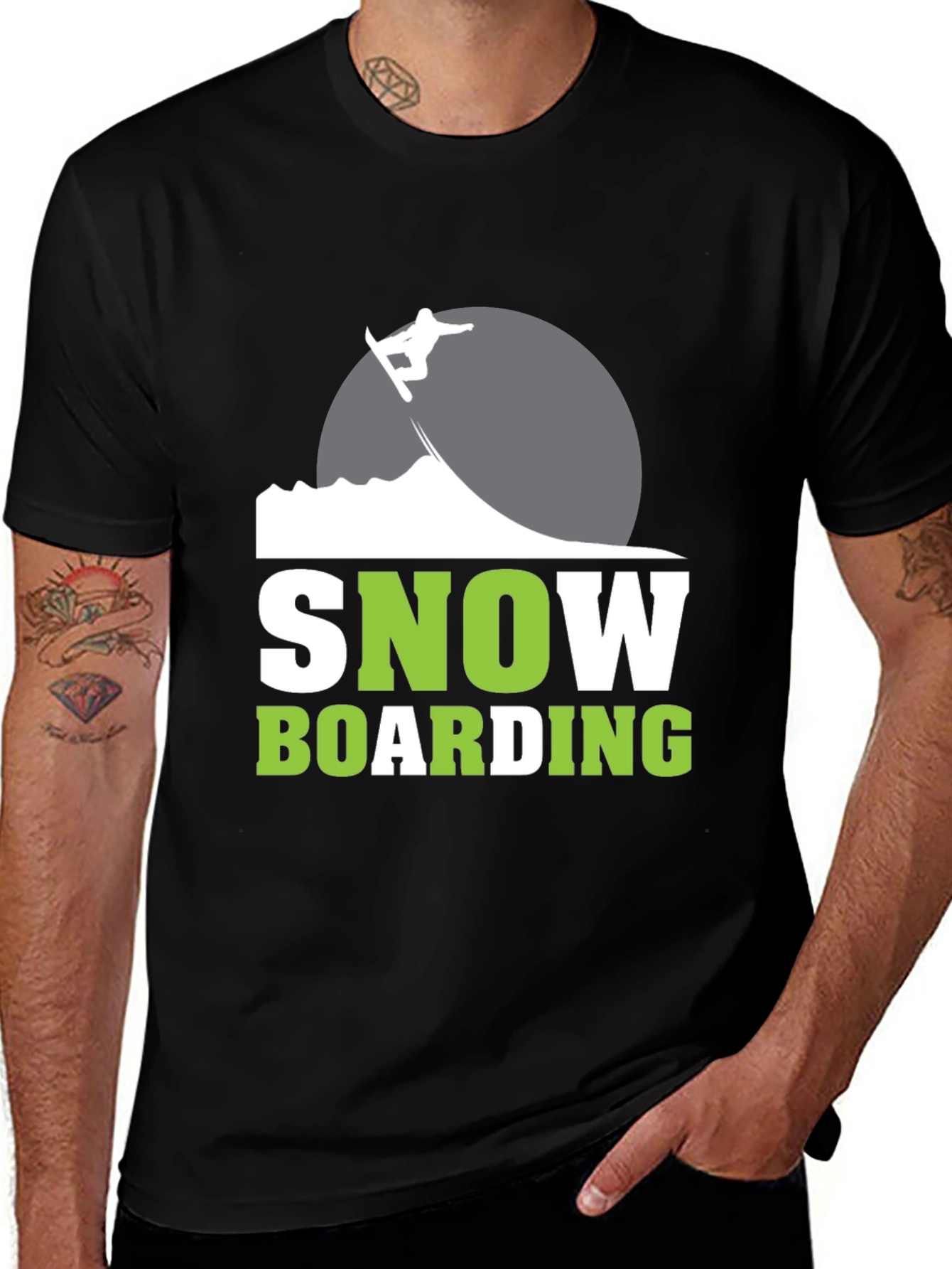 Variant 19 of Snowboarding Graphic Tee - Stylish Activewear