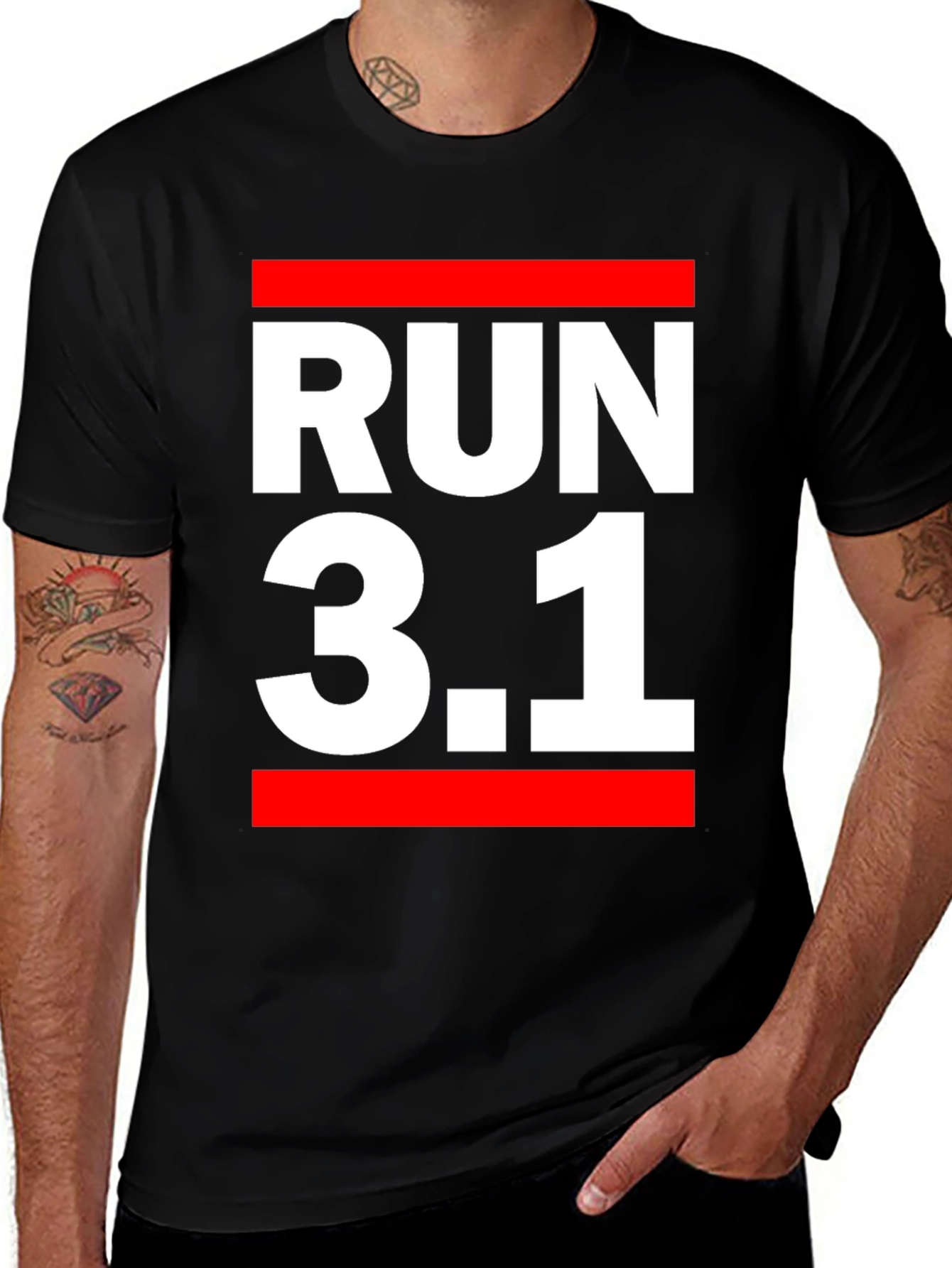 Variant 24 of Run 3.1 T-Shirt - Marathon Tee for Runners