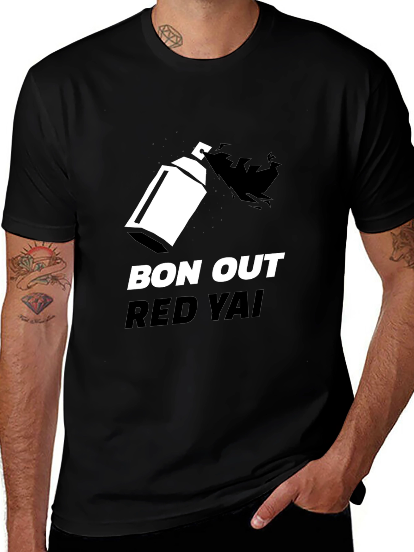 Variant 15 of Bon Out Red Yai Graphic Tee
