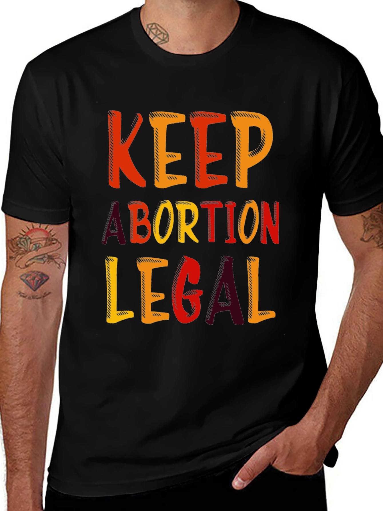 Variant 21 of Keep Abortion Legal Graphic T-Shirt