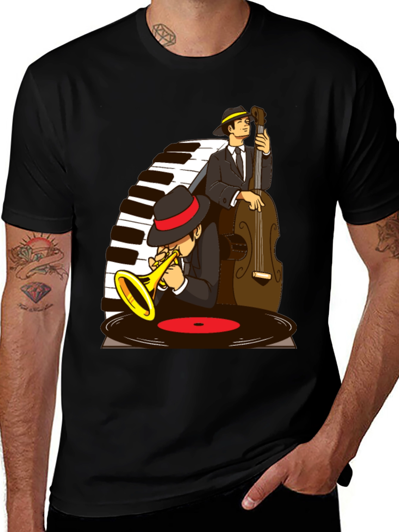 Variant 27 of Jazz Band T-Shirt - Retro Music Tee