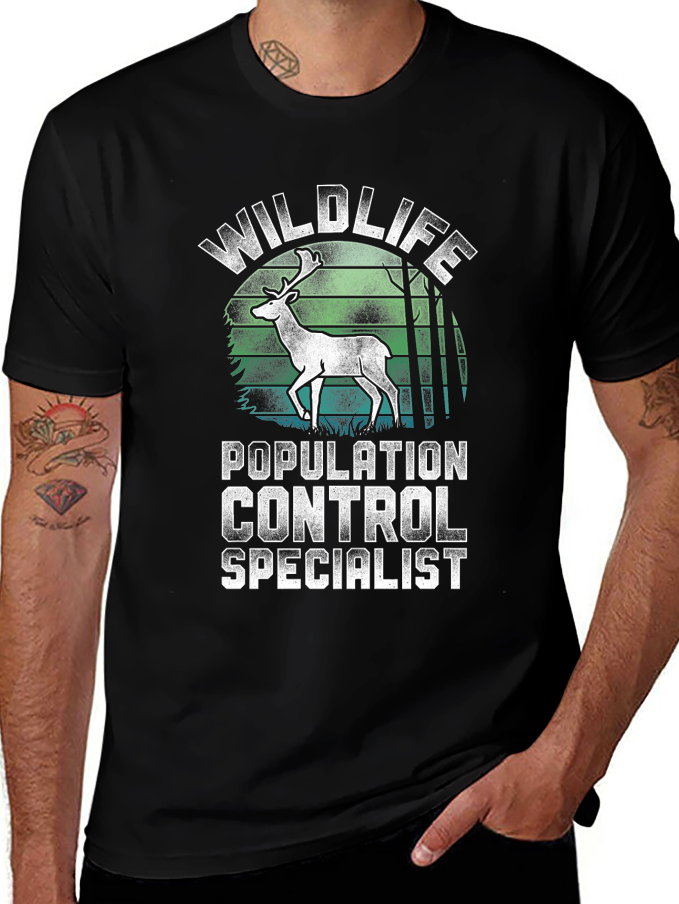 Variant 4 of Wildlife Population Control Specialist T-Shirt