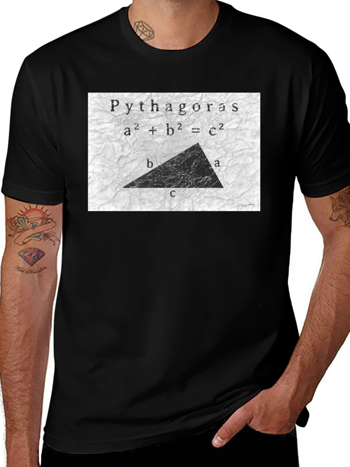 Pythagoras Theorem Graphic T-Shirt
