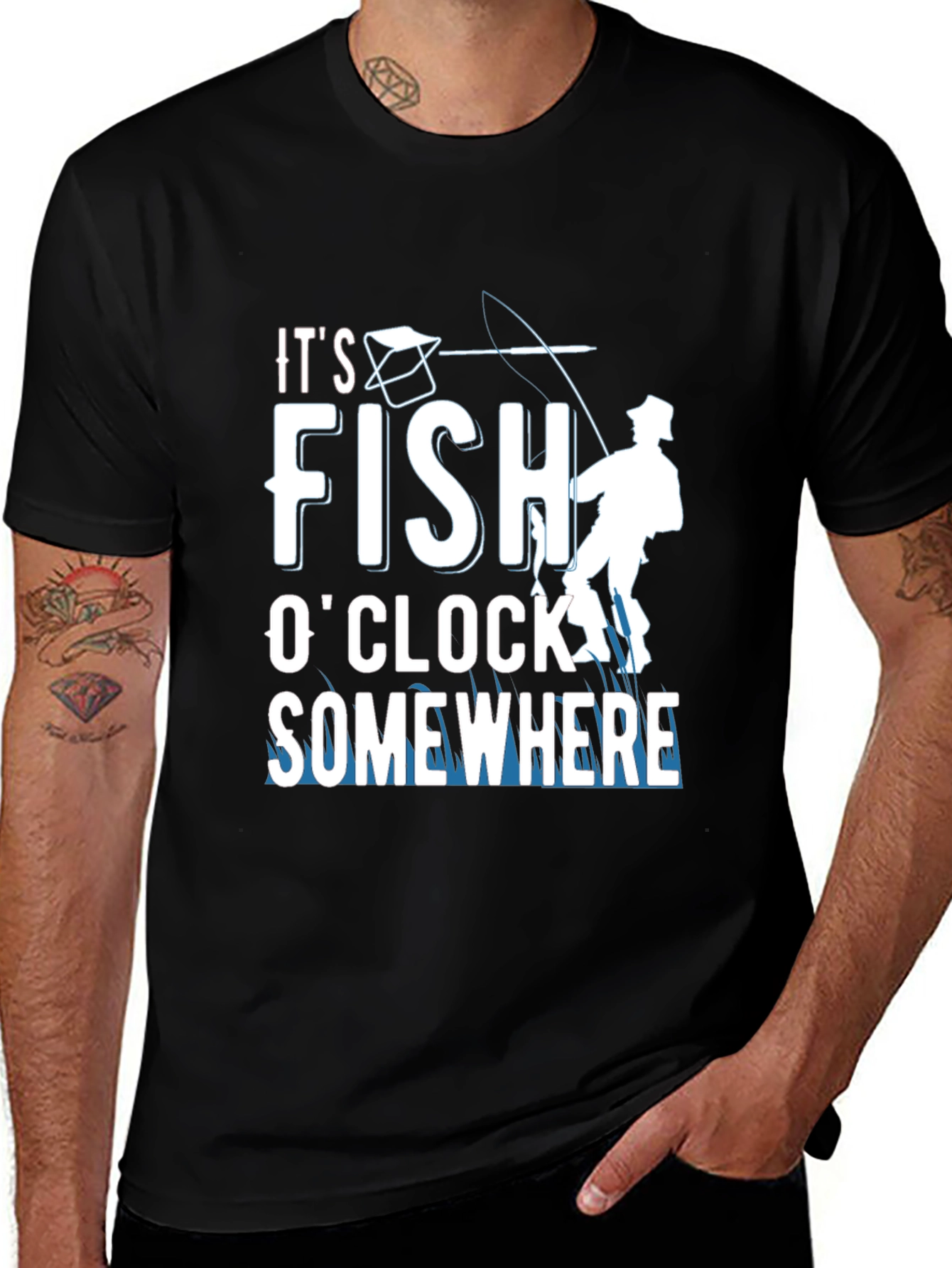 Variant 7 of It's Fish O'Clock Somewhere T-Shirt