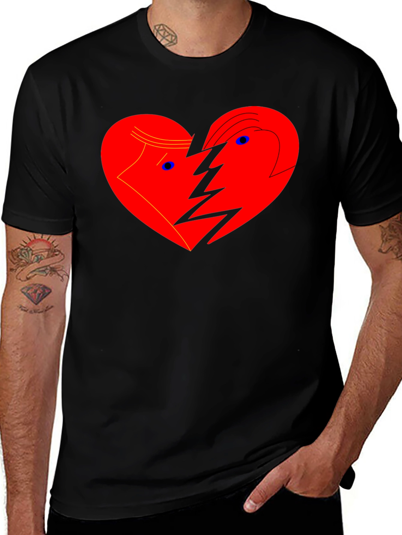 Broken Heart Graphic Tee - Unisex