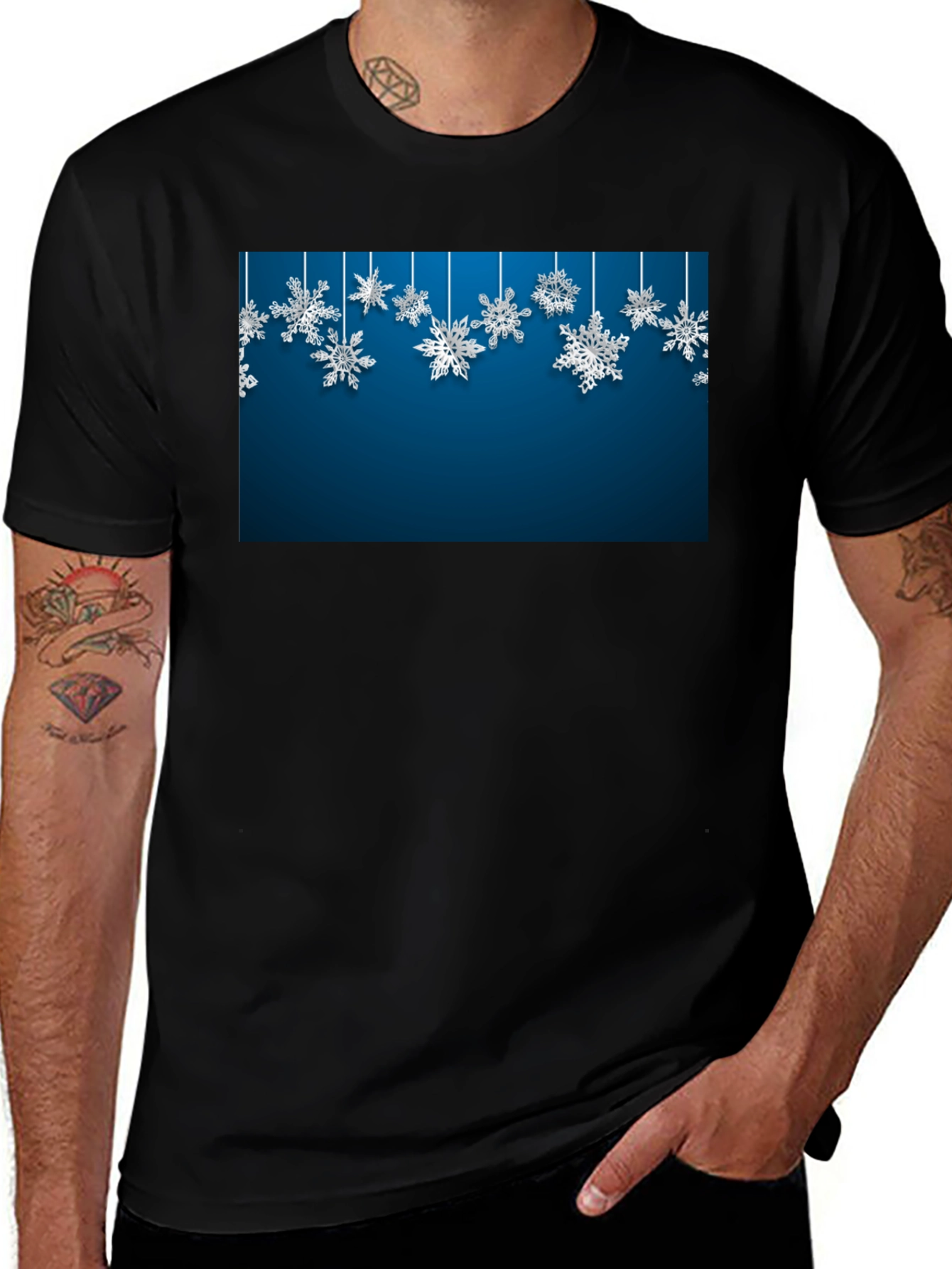 Variant 28 of Festive Snowflake T-Shirt