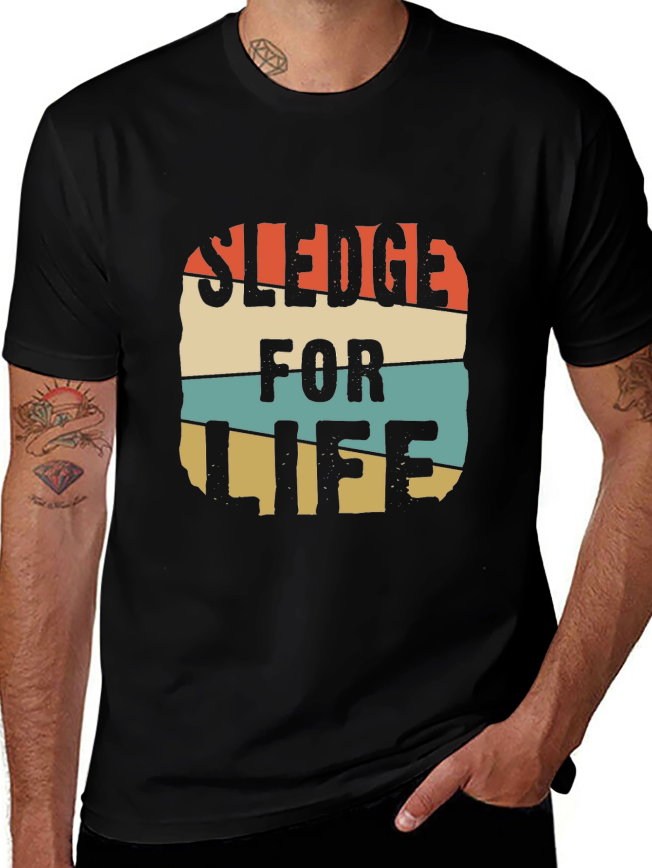Variant 16 of Sledge For Life Graphic Tee