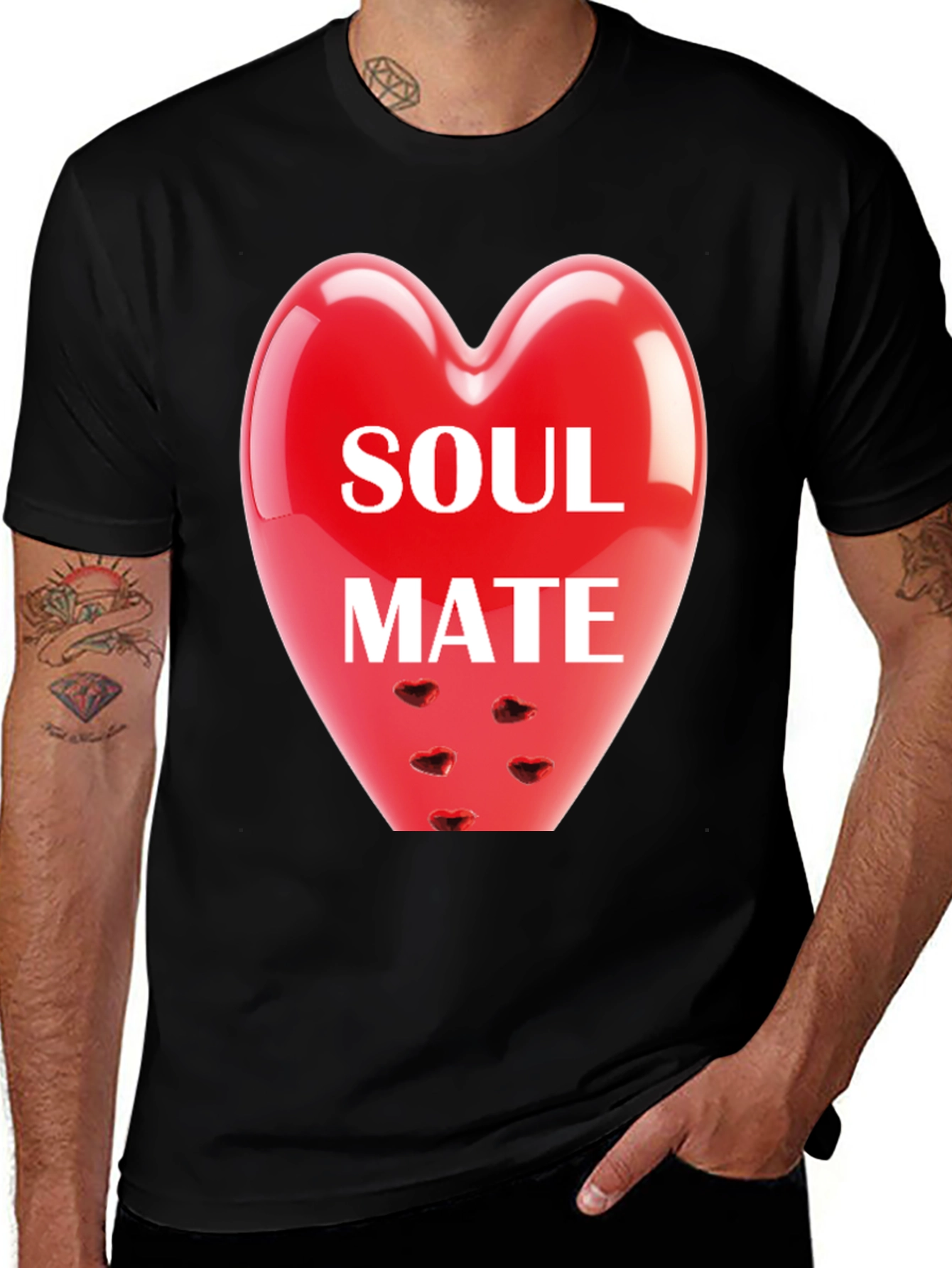 Variant 26 of Soul Mate Heart T-Shirt - Romantic Valentine's Gift