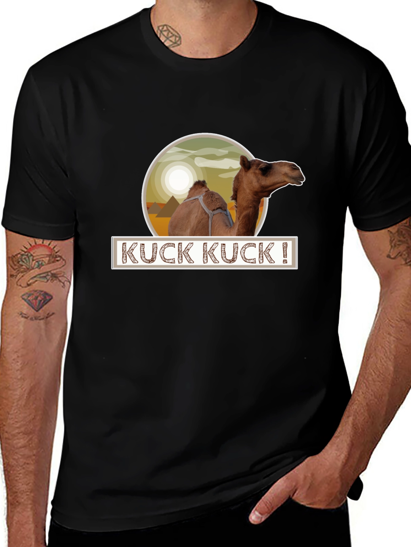Variant 29 of KUCK KUCK! Camel Graphic Tee