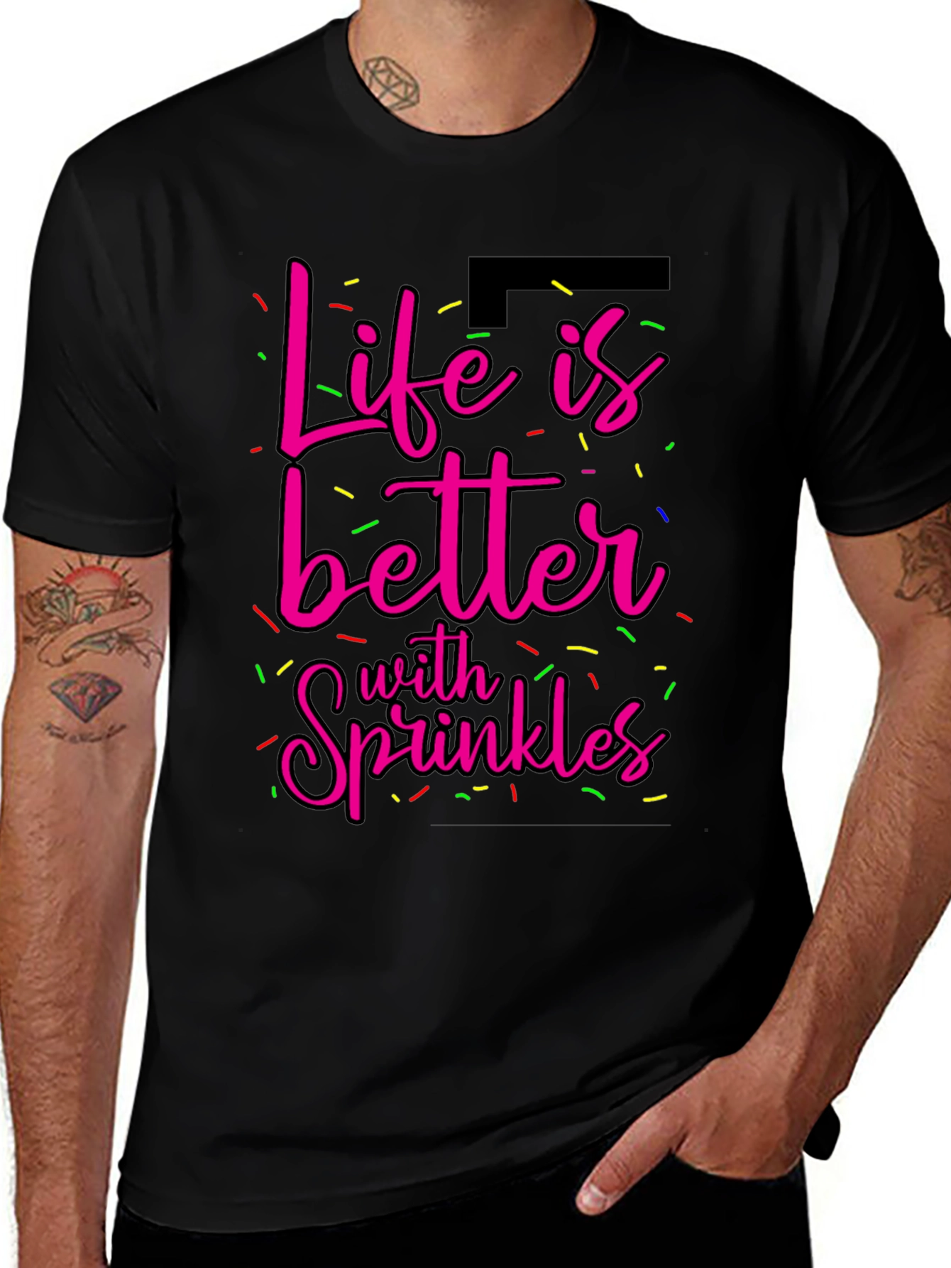 Variant 15 of Life is Better with Sprinkles Graphic Tee