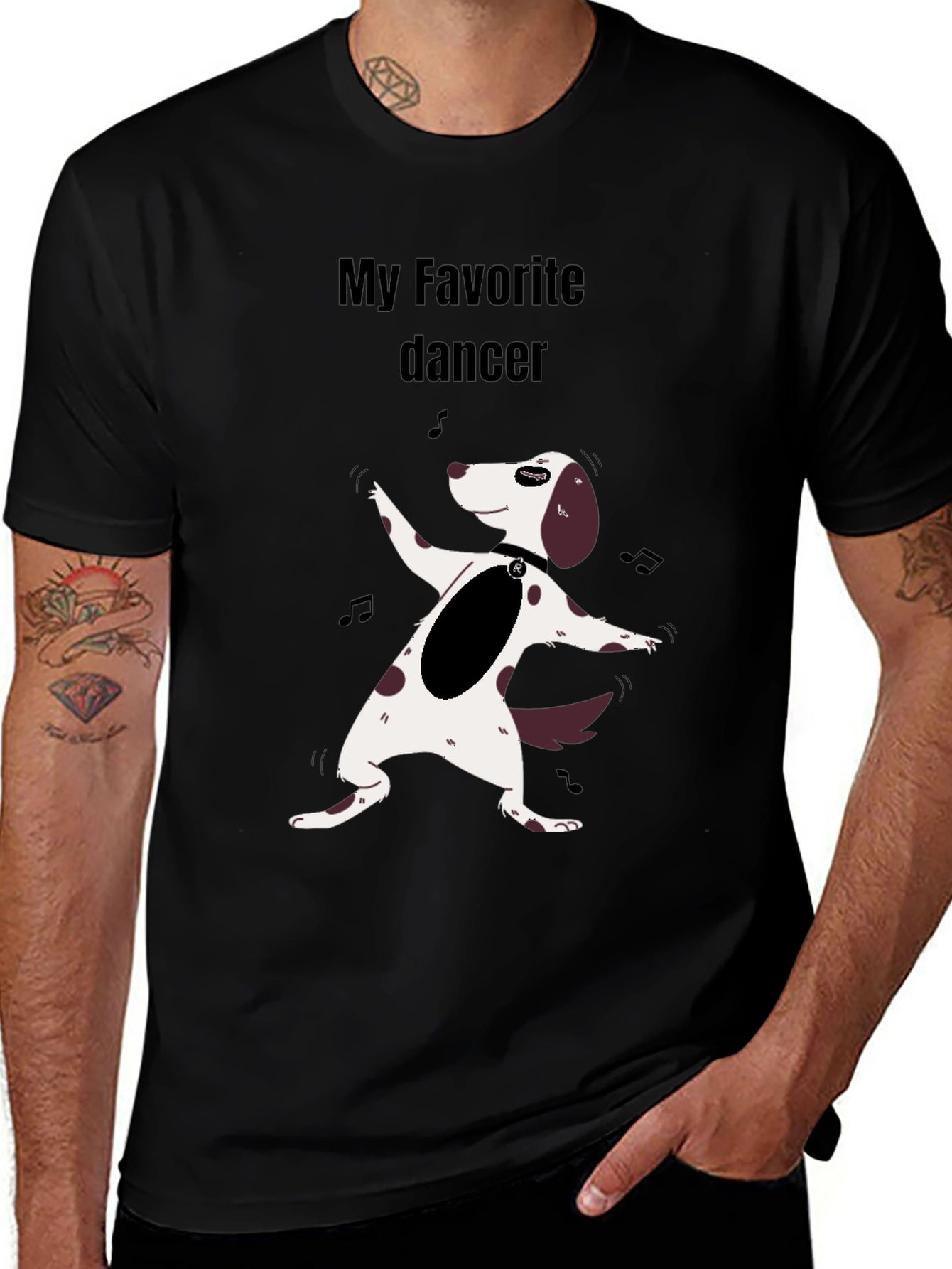 Variant 9 of My Favorite Dancer Dog T-Shirt