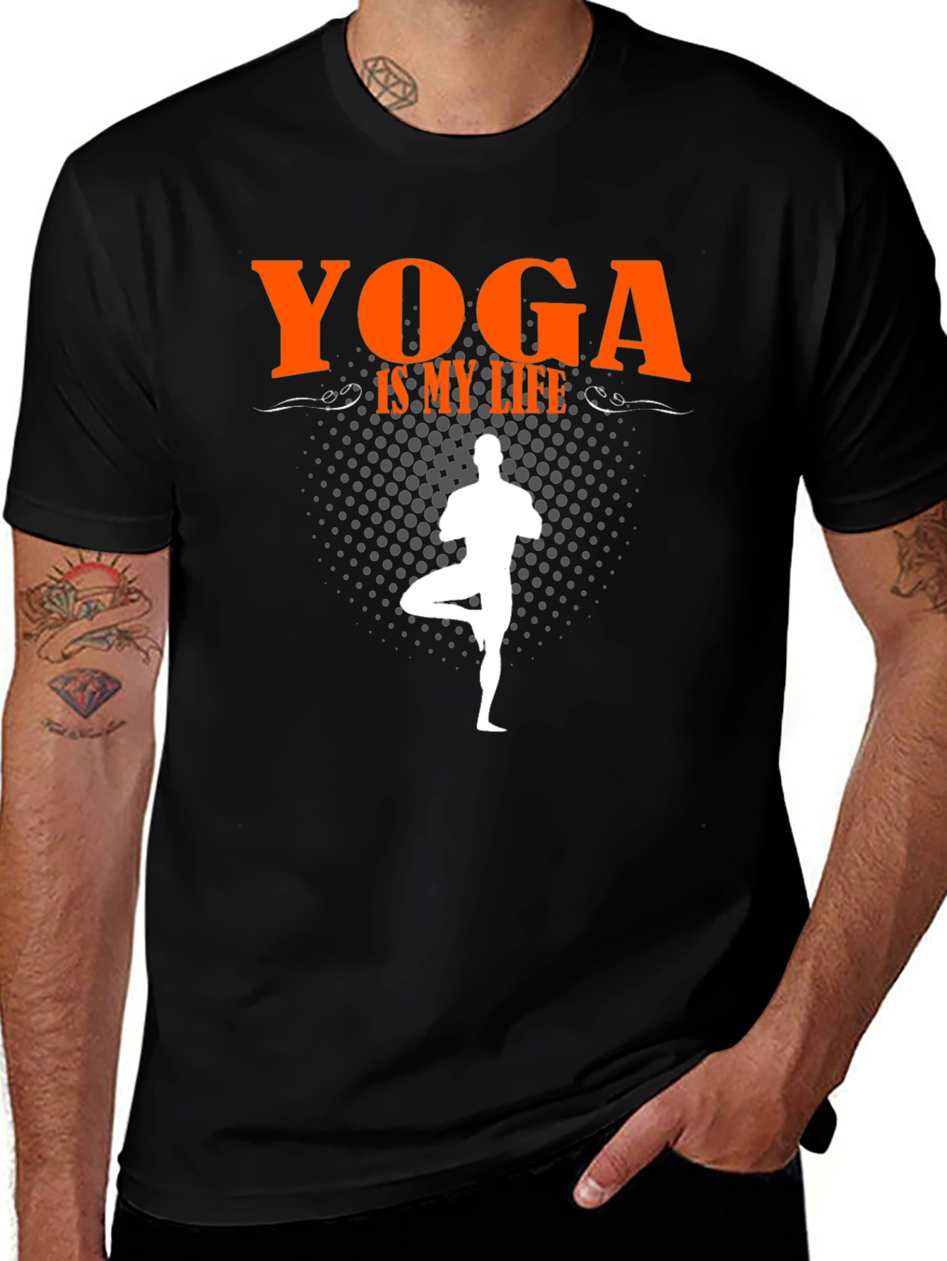 Variant 12 of Yoga is My Life Graphic T-Shirt