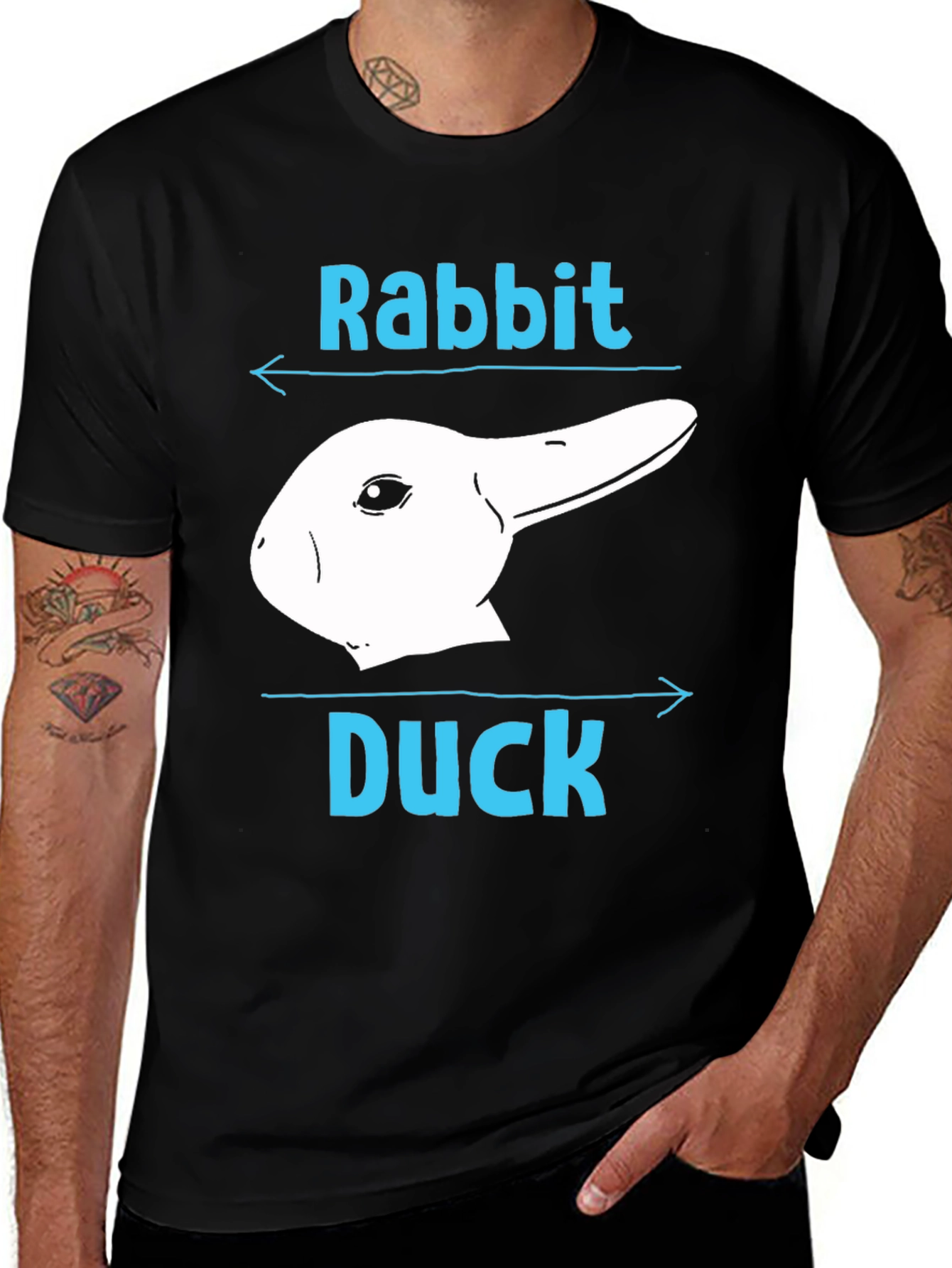 Variant 18 of Rabbit or Duck Illusion T-Shirt