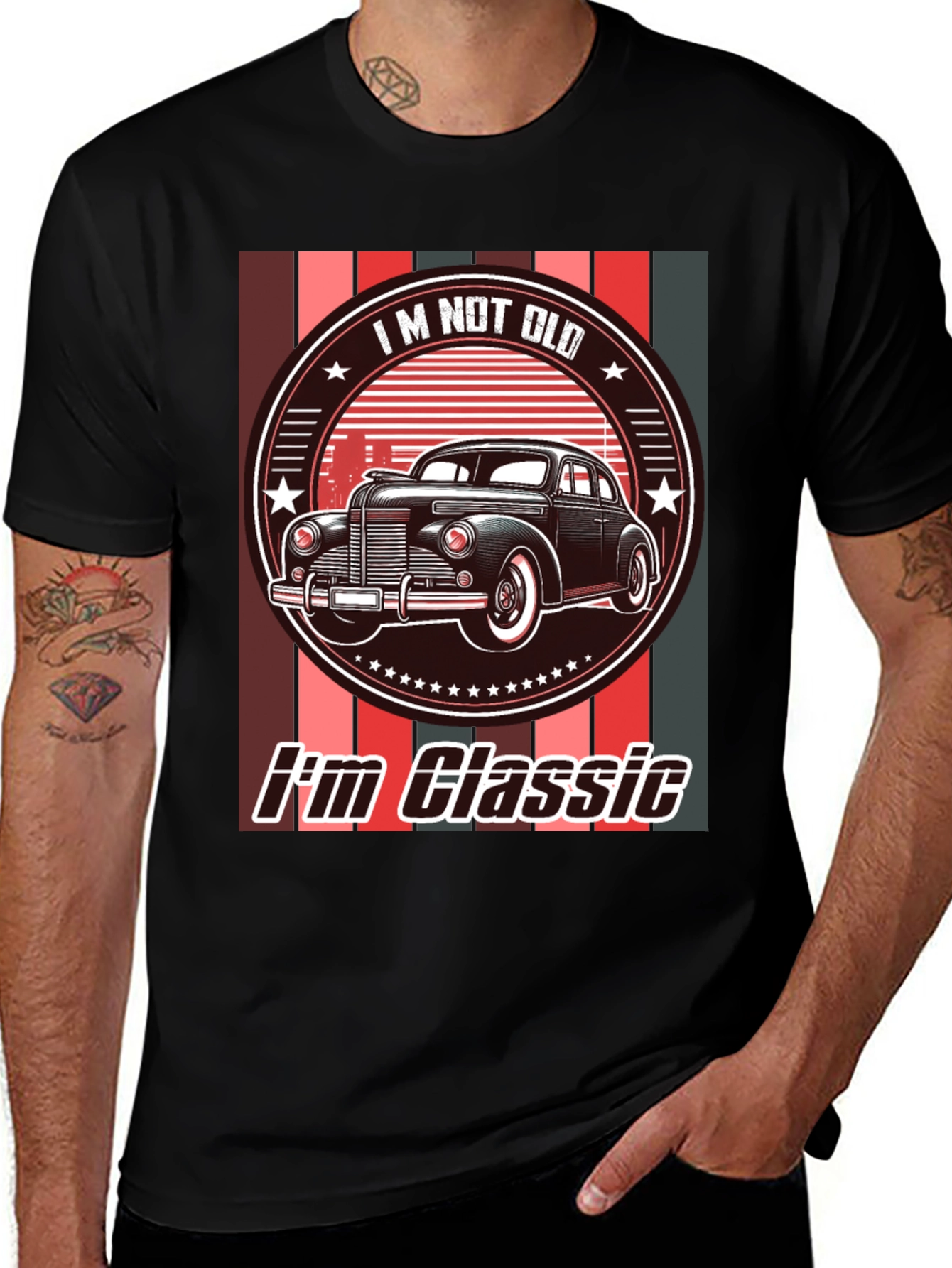 Variant 22 of Classic Car T-Shirt - "I'm Not Old, I'm Classic"