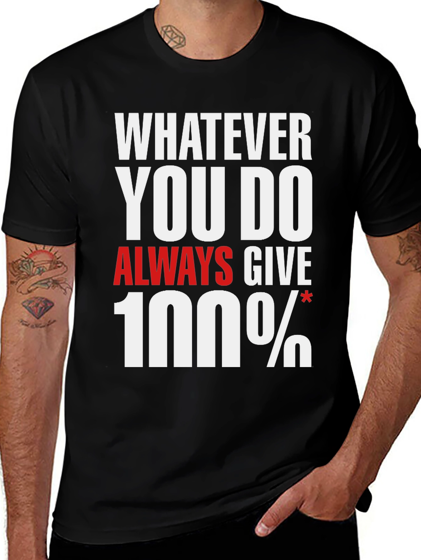 Variant 7 of 100% Motivational Graphic Tee