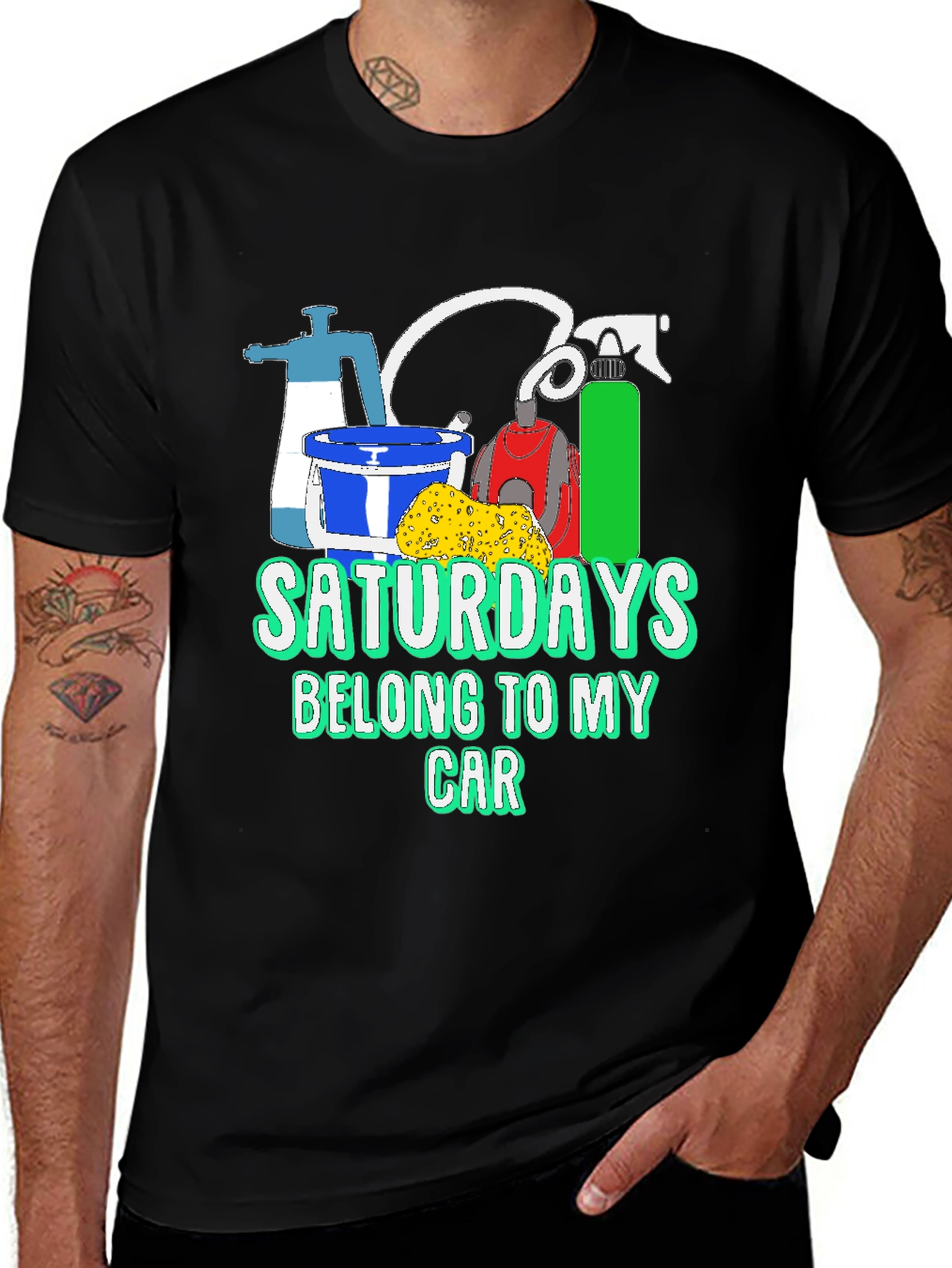 Saturdays Belong to My Car T-Shirt