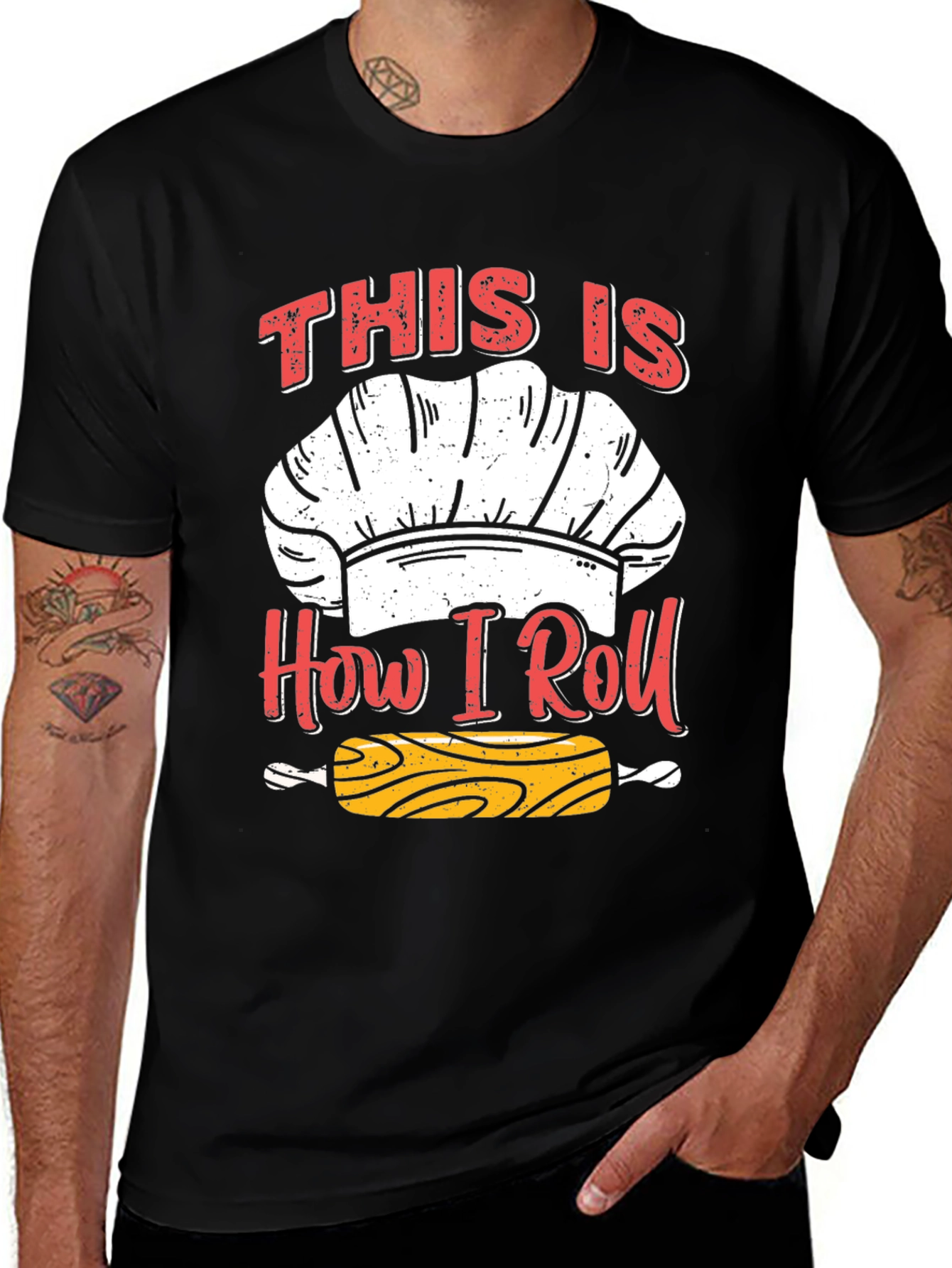 Variant 30 of This Is How I Roll - Chef T-Shirt
