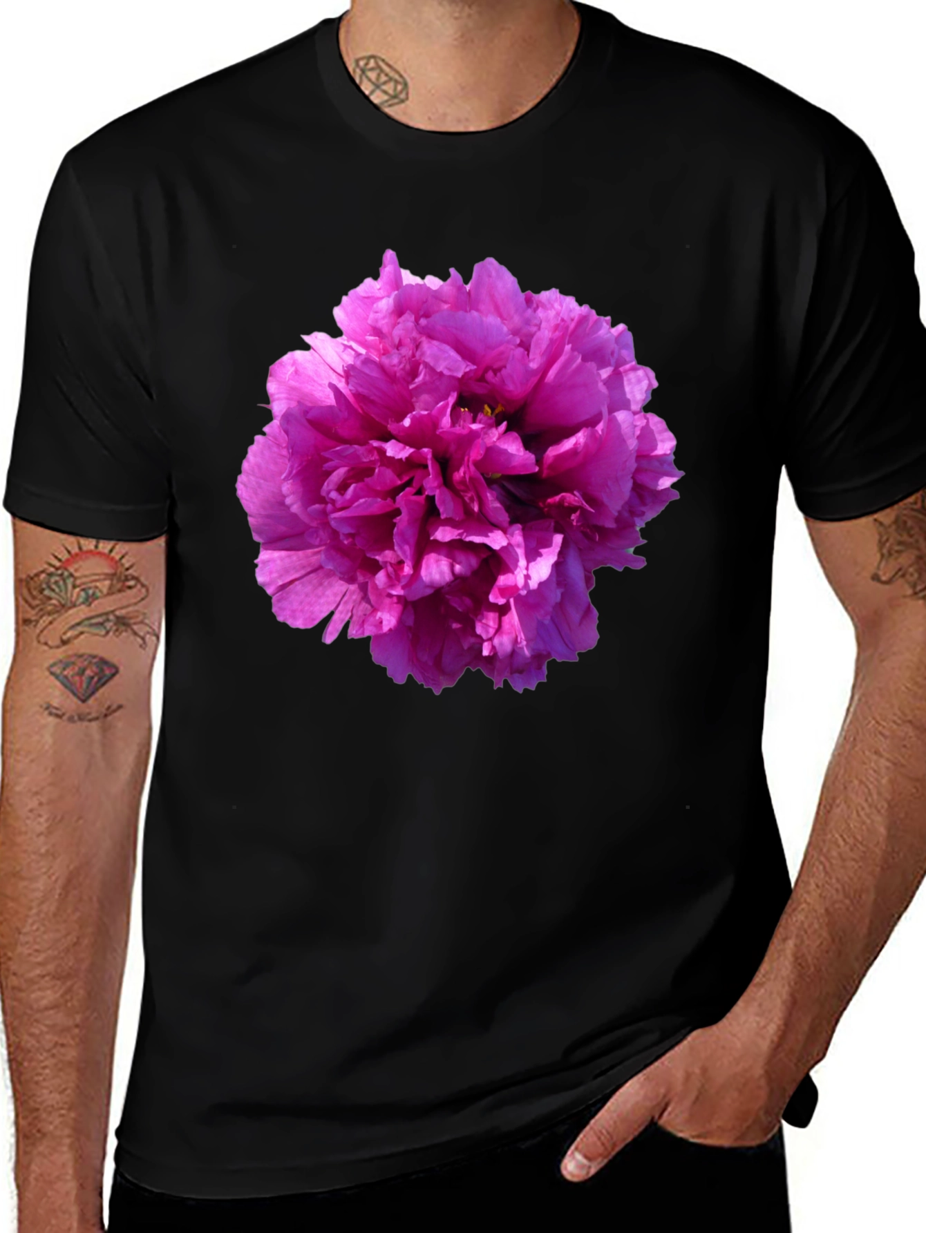 Variant 10 of Floral Print Crew Neck T-Shirt