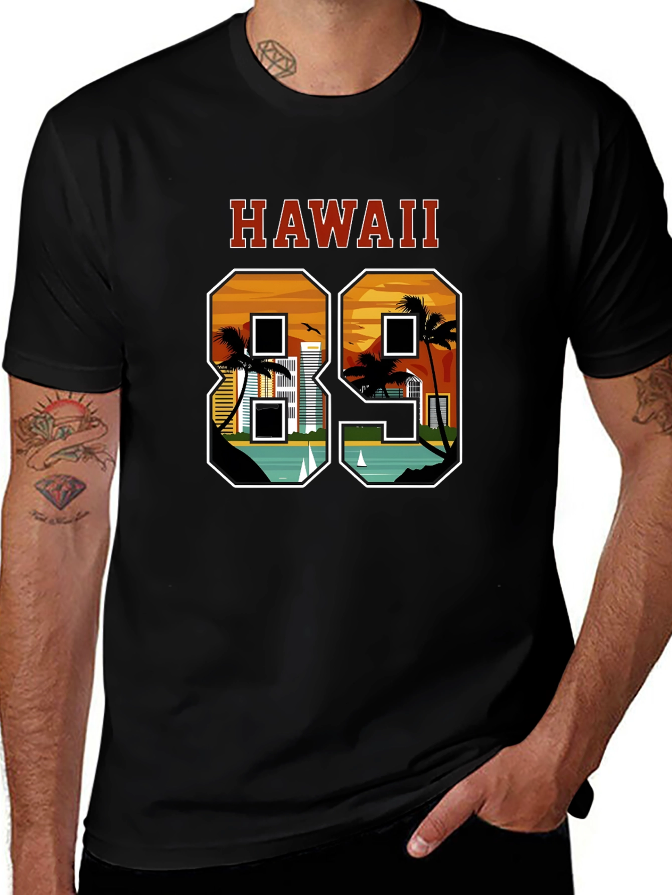 Variant 25 of Hawaii 89 Graphic T-Shirt