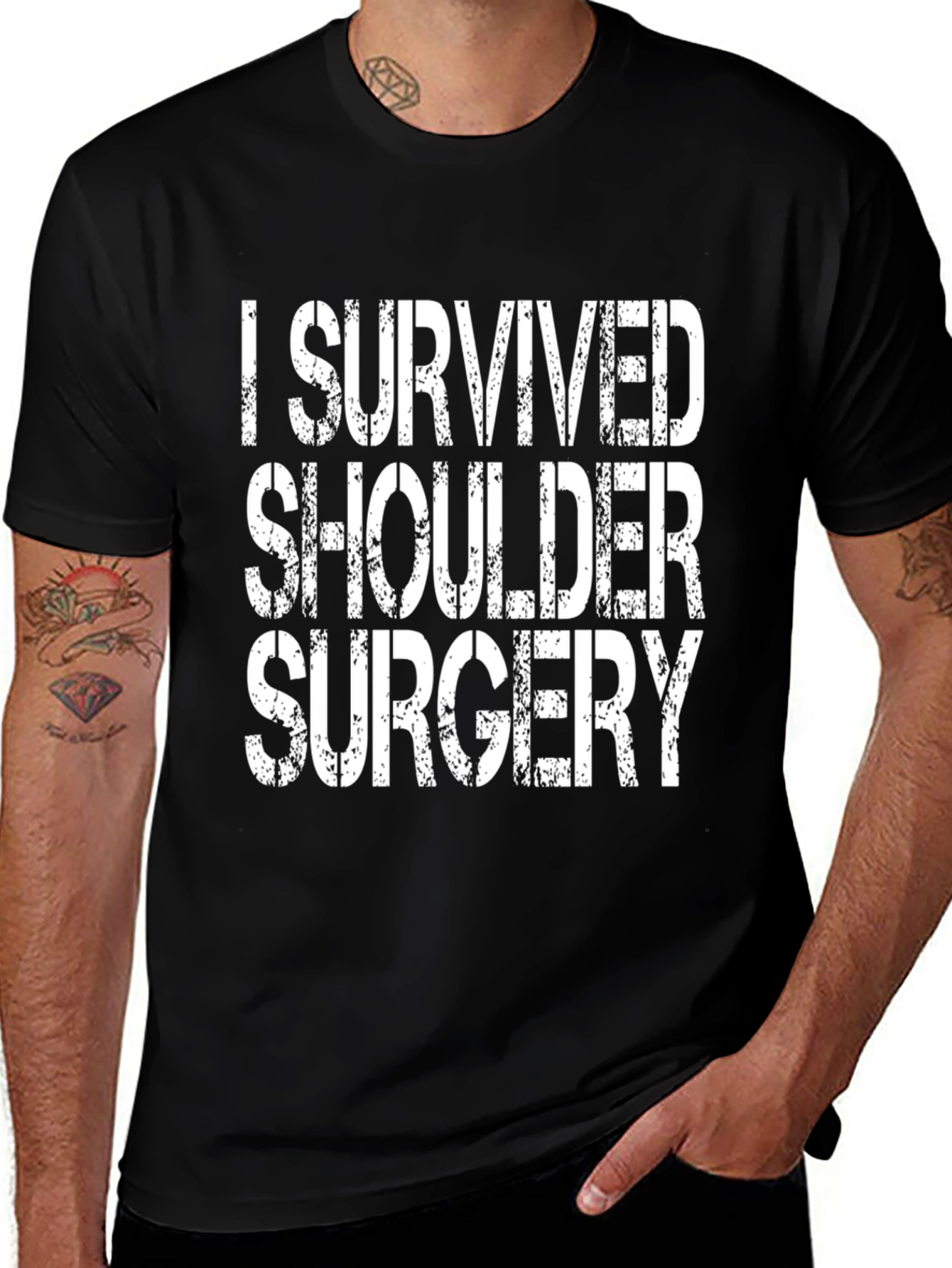 Variant 3 of I Survived Shoulder Surgery Graphic T-Shirt