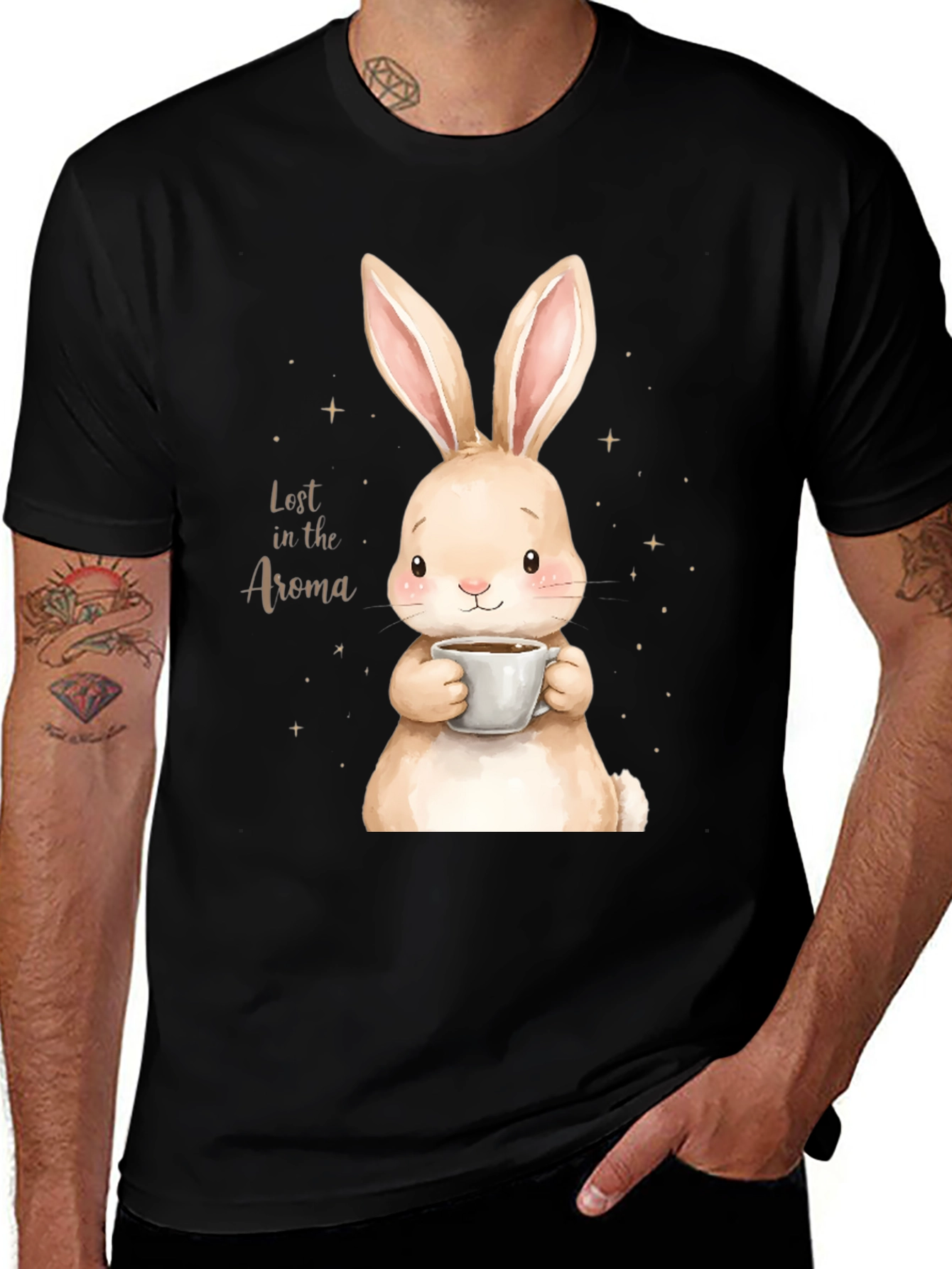 Variant 28 of Lost in the Aroma Bunny T-Shirt