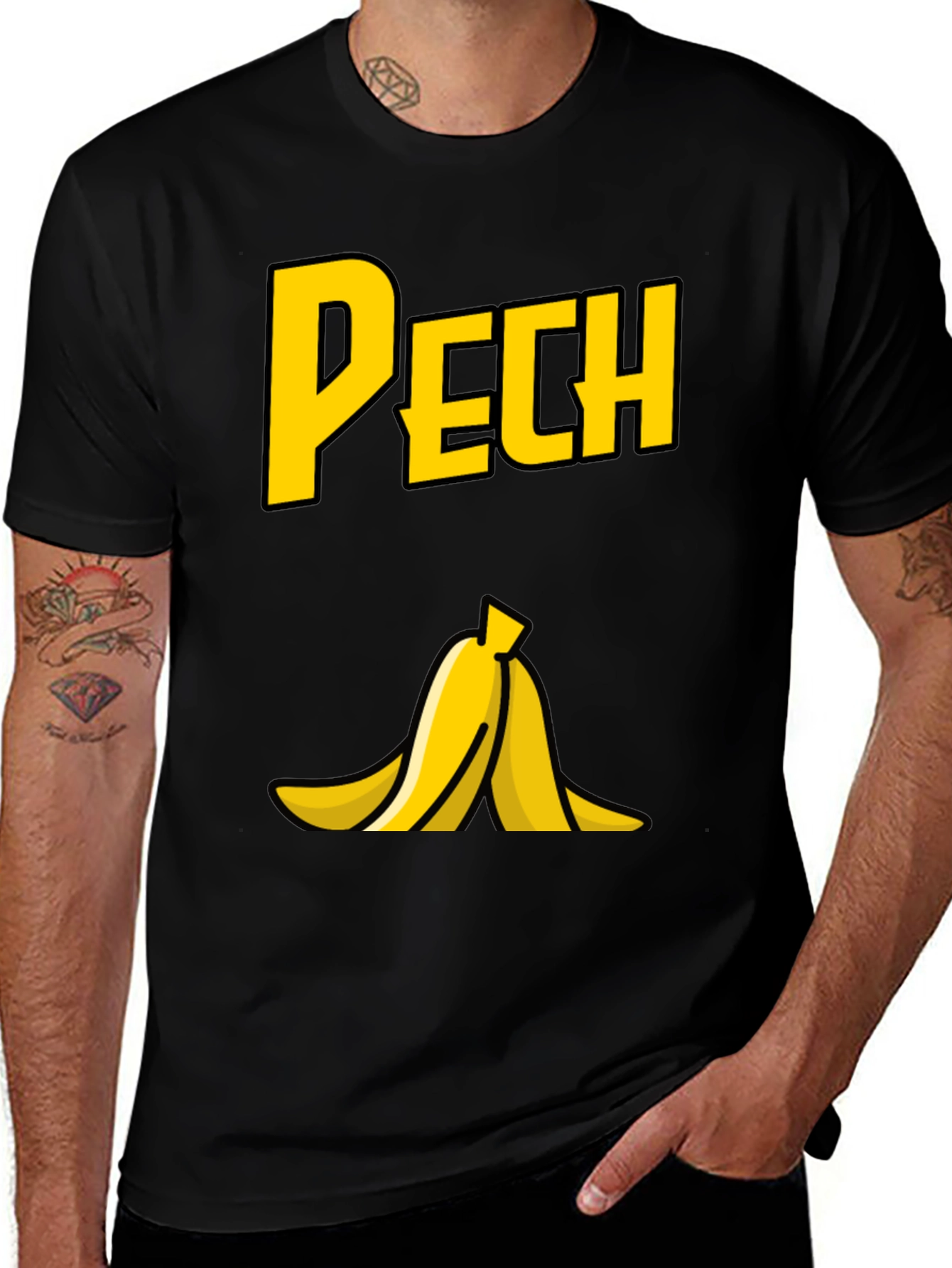 Variant 27 of Pech Banana T-Shirt - Funny Graphic Tee