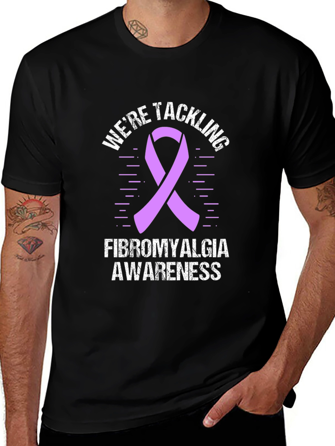 Fibromyalgia Awareness Ribbon T-Shirt