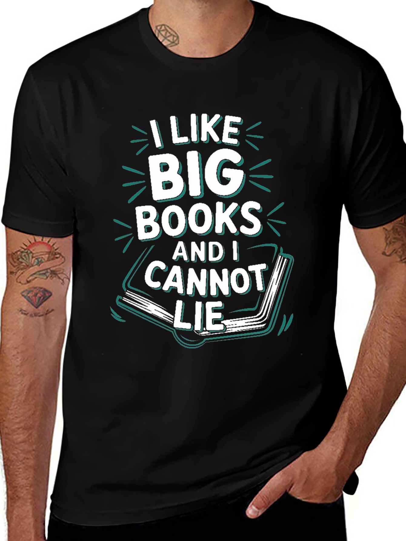 Variant 20 of I Like Big Books T-Shirt