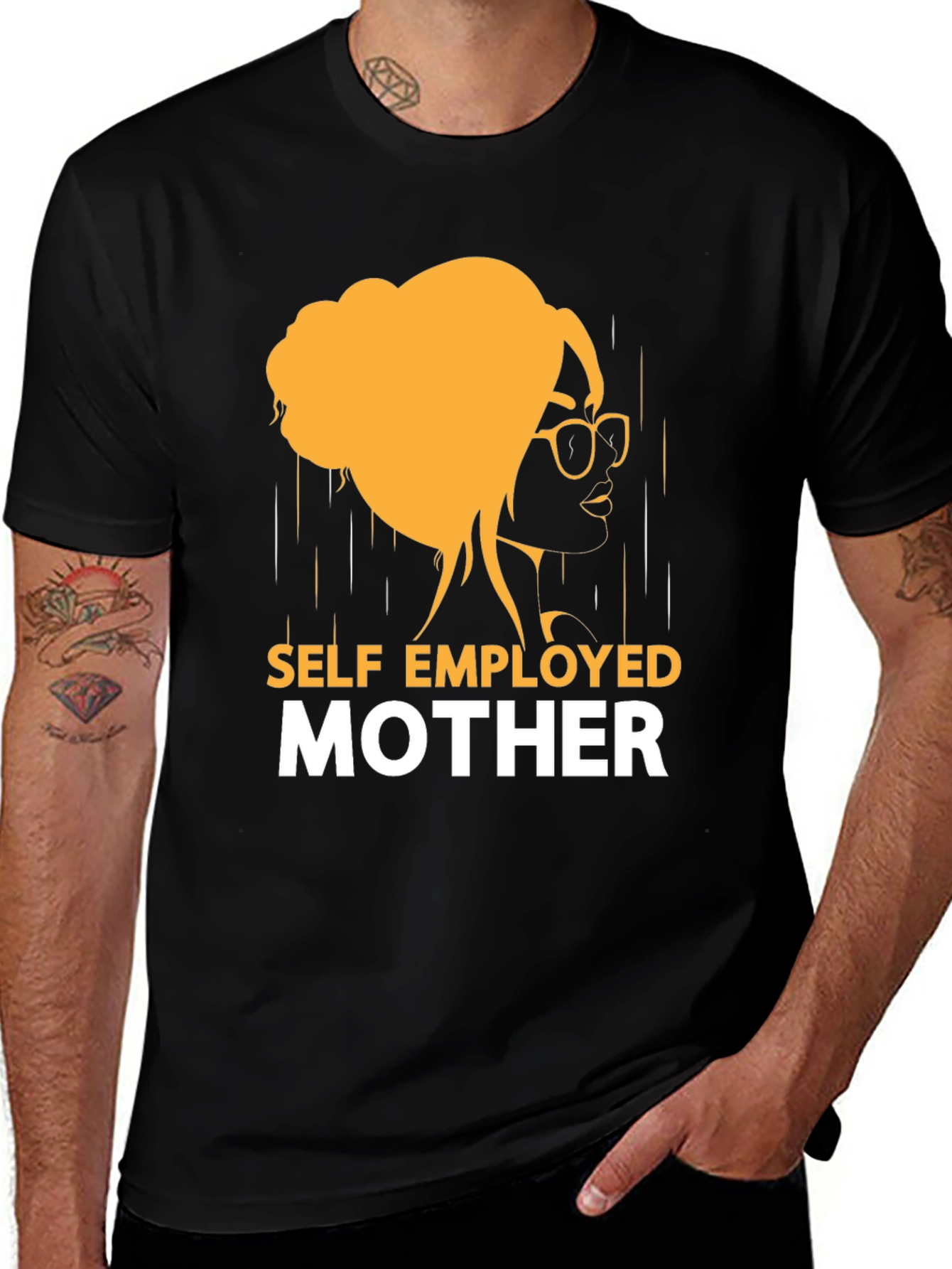 Variant 18 of Self Employed Mother Graphic T-Shirt
