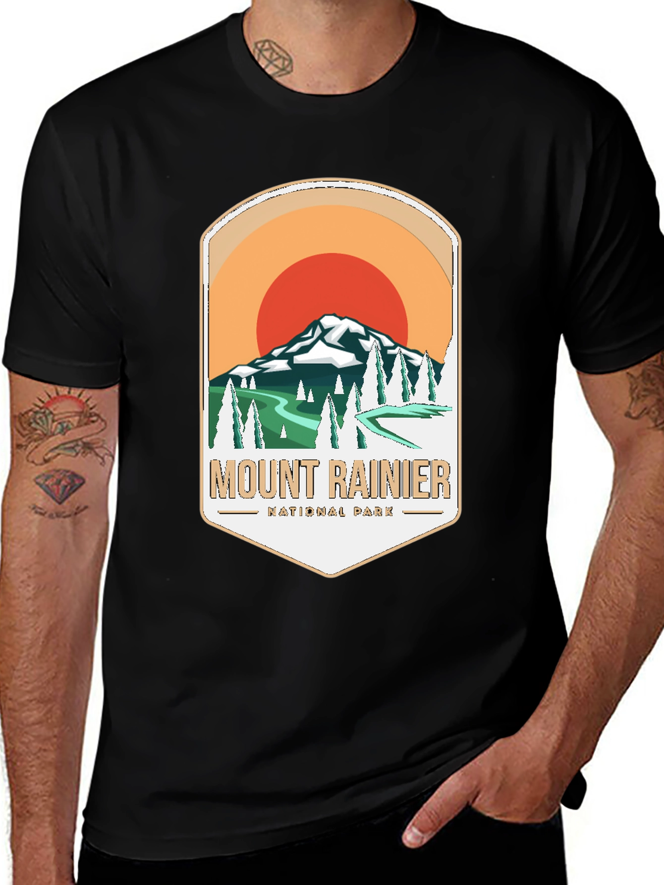 Mount Rainier National Park Graphic Tee