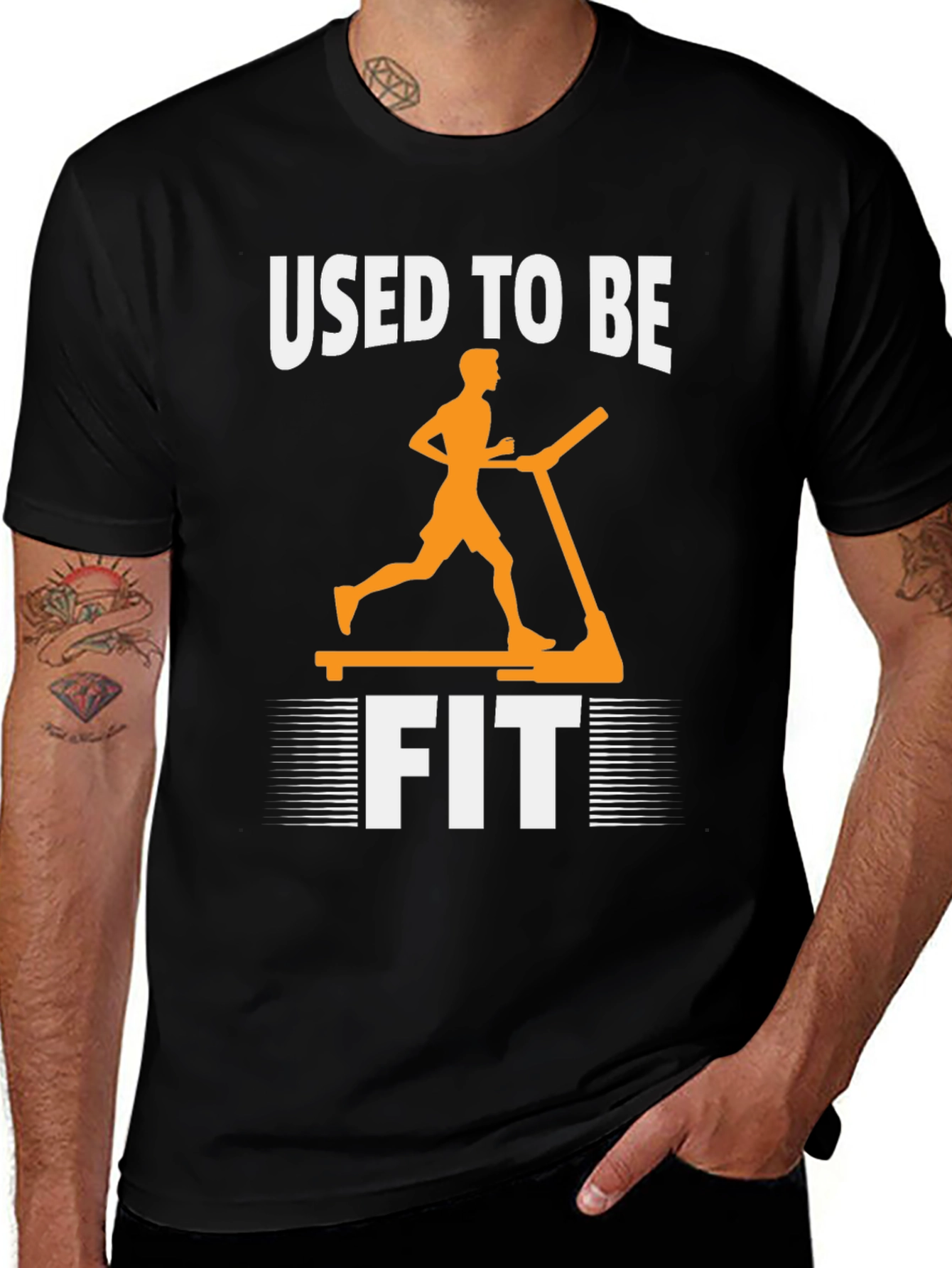 Variant 29 of Used to Be Fit Funny Workout T-Shirt