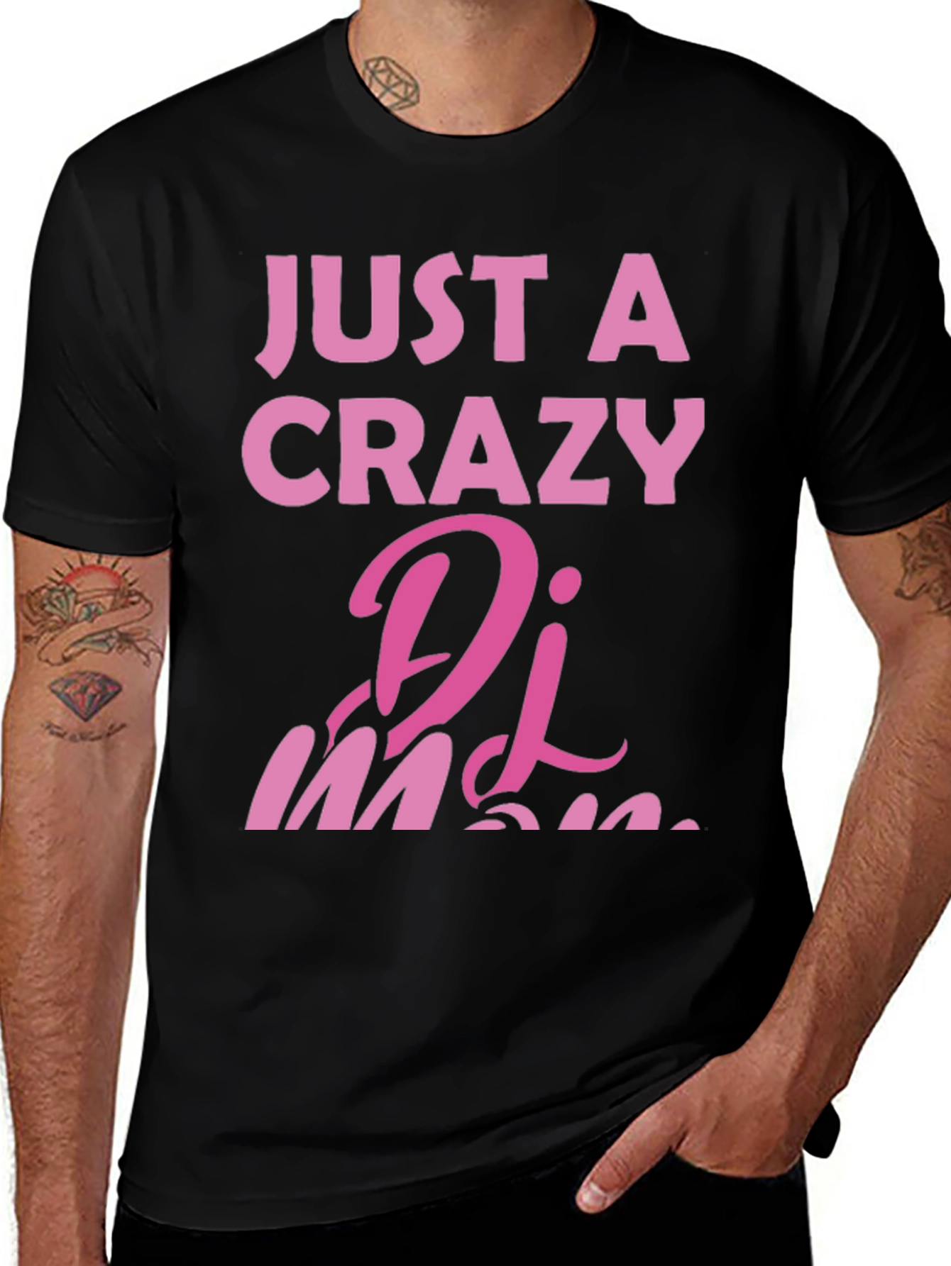 Just a Crazy DJ Mom T-Shirt