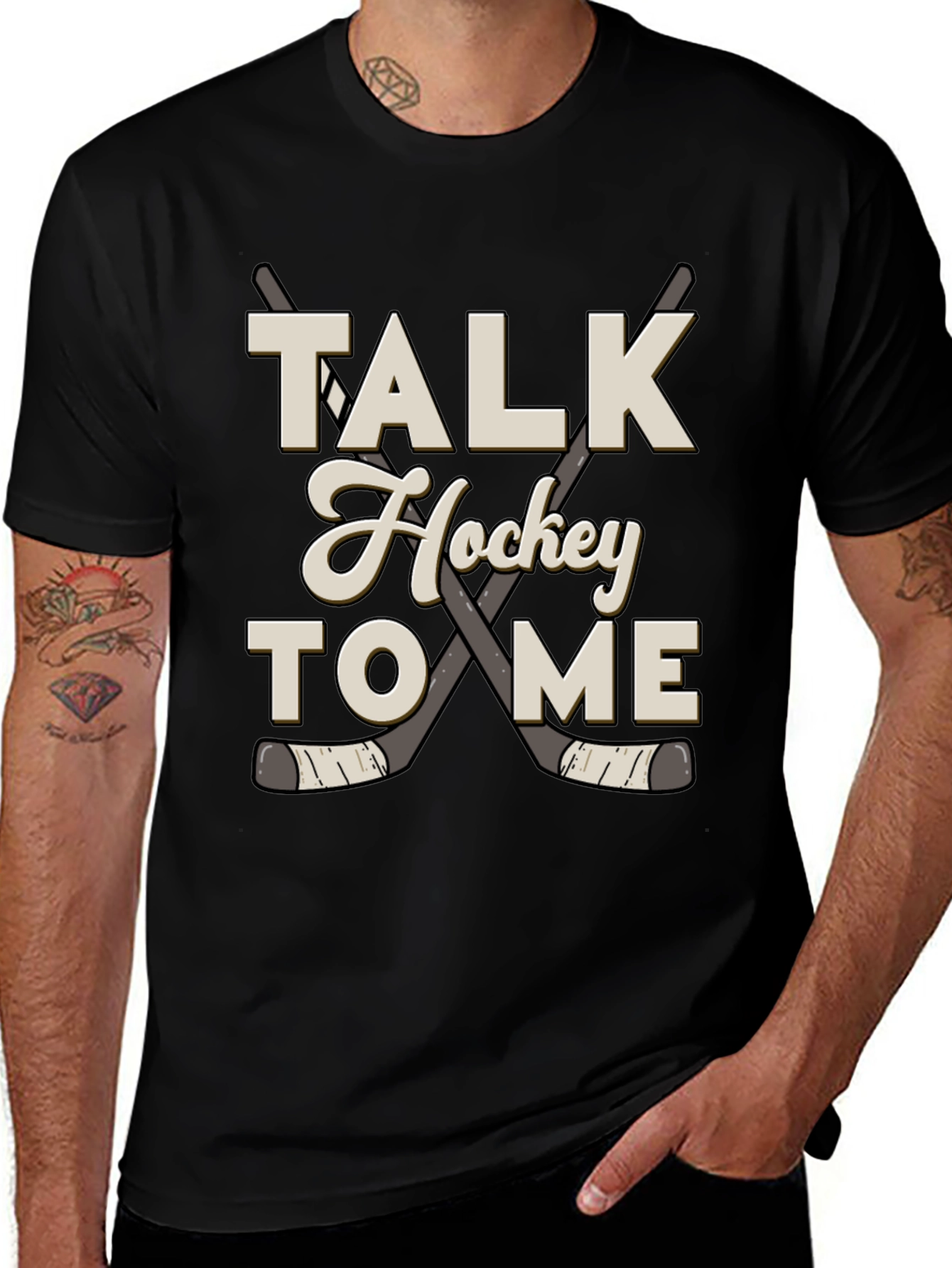 Variant 30 of Talk Hockey to Me Graphic Tee