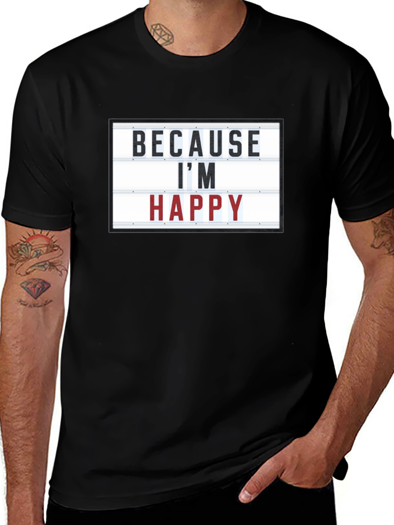 Variant 30 of Because I'm Happy T-Shirt