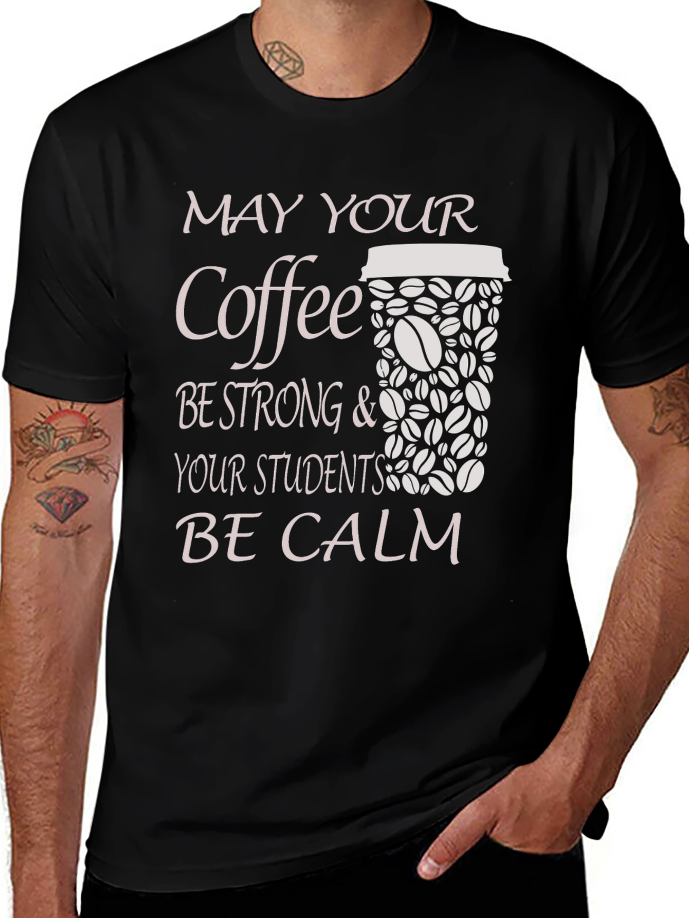 Variant 10 of Coffee & Students Tee - Teacher Appreciation Gift