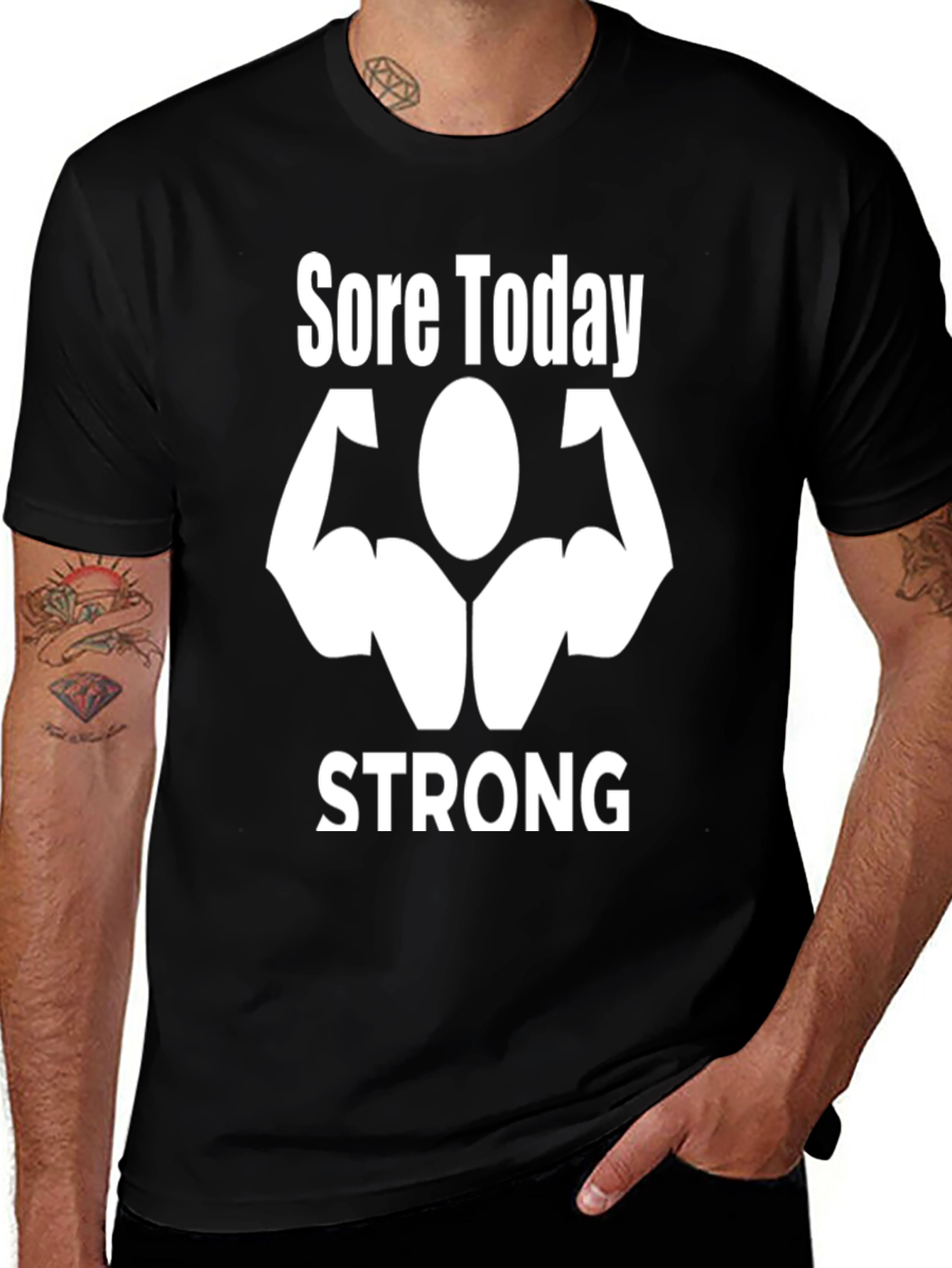 Variant 6 of Sore Today Strong T-Shirt - Gym Motivation Apparel