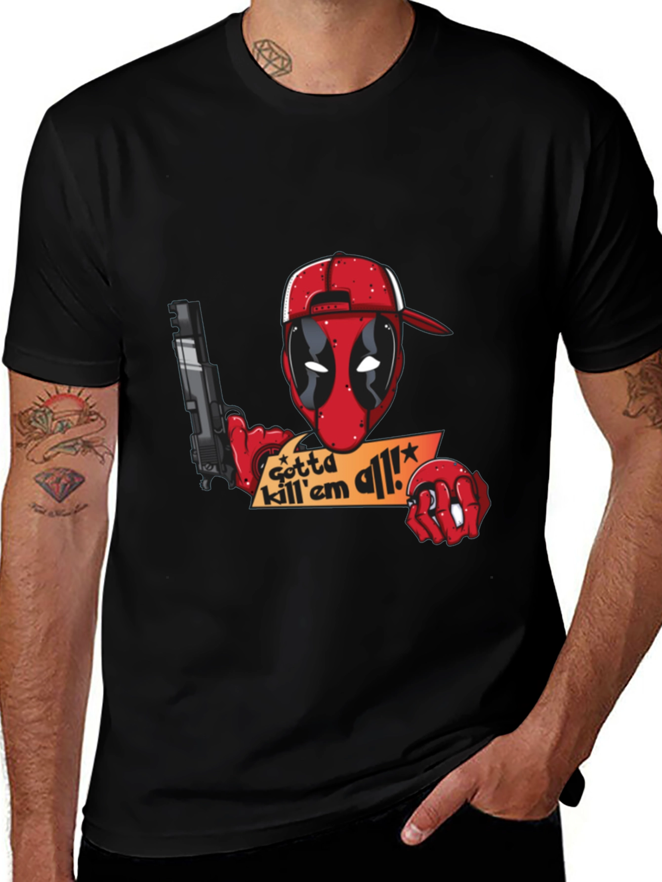 Deadpool Gotta Kill Em All T-Shirt
