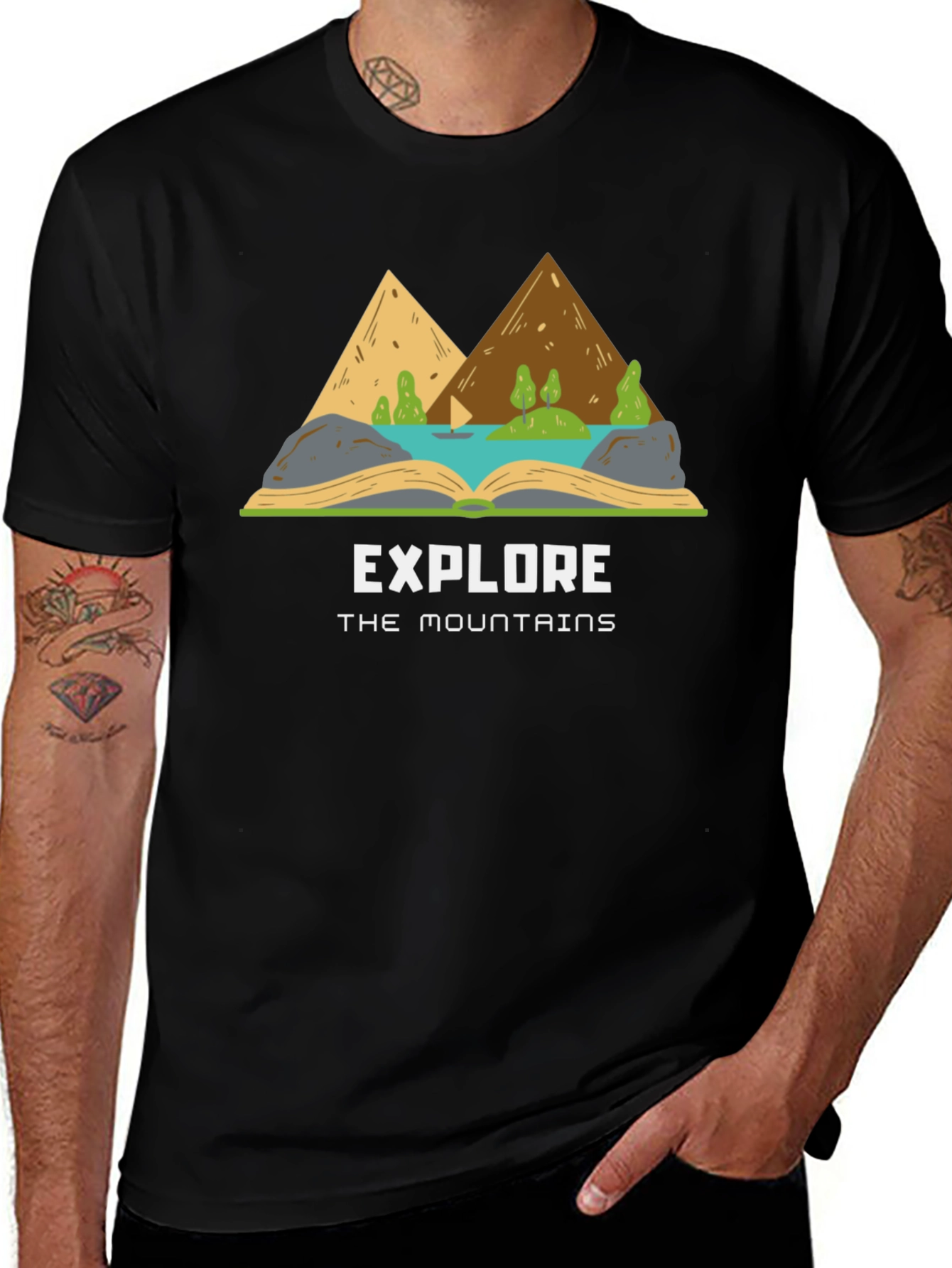 Variant 26 of Explore the Mountains T-Shirt