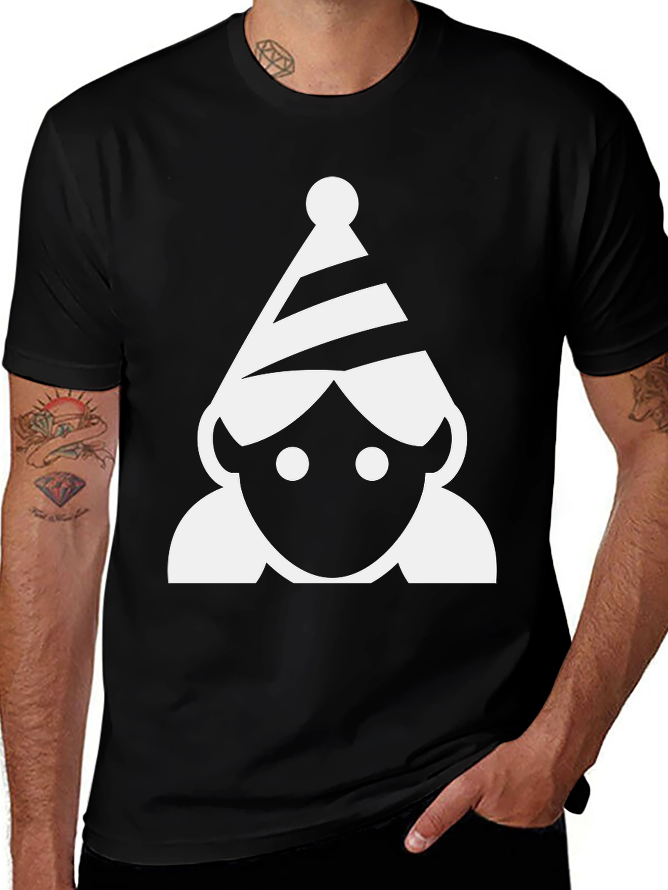 Variant 27 of Party Elf Graphic Tee - Fun & Festive!
