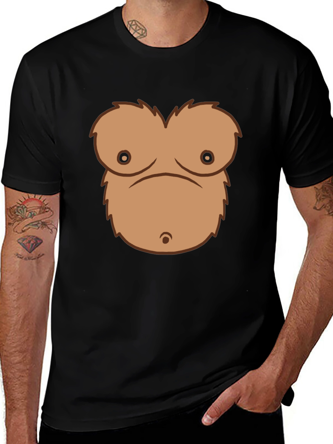 Variant 9 of Funny Man Boobs T-Shirt - Gag Gift Tee