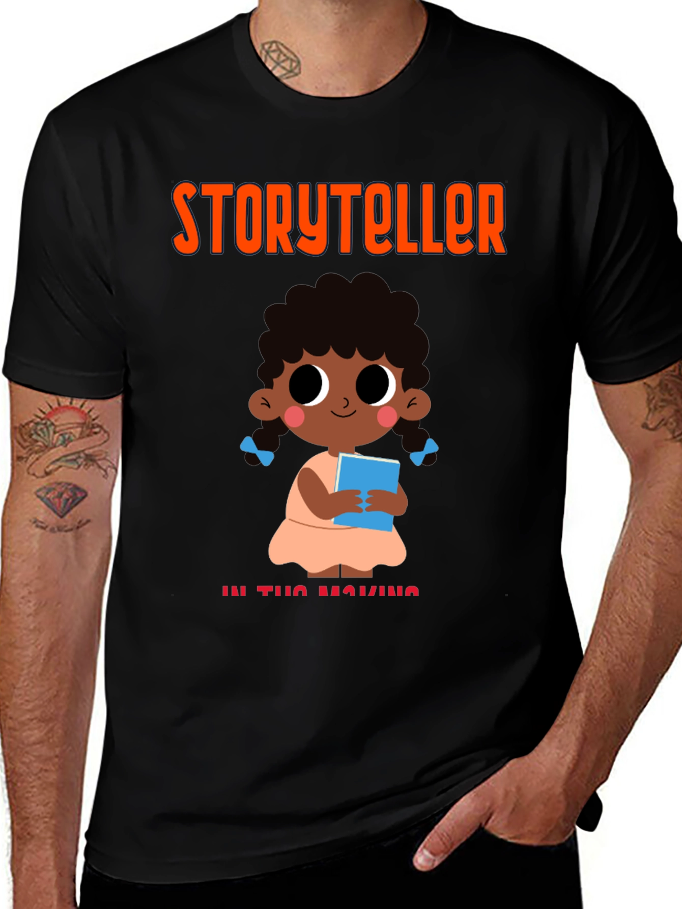 Variant 5 of Storyteller in the Making Graphic T-Shirt